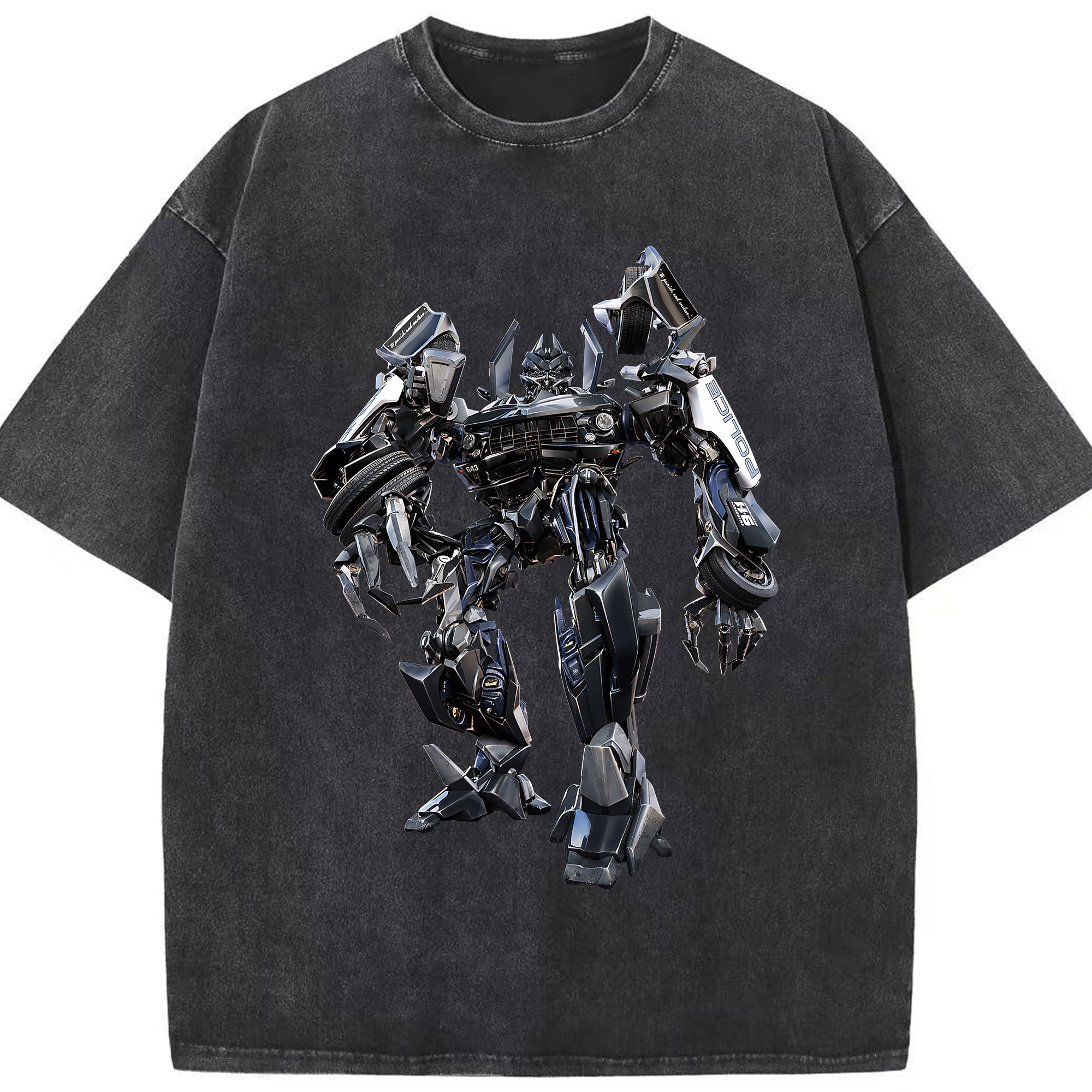 （画像用） Transformers トランスフォーマー 綿100% ヴィンテージ風 半袖Tシャツ（フロントプリント）