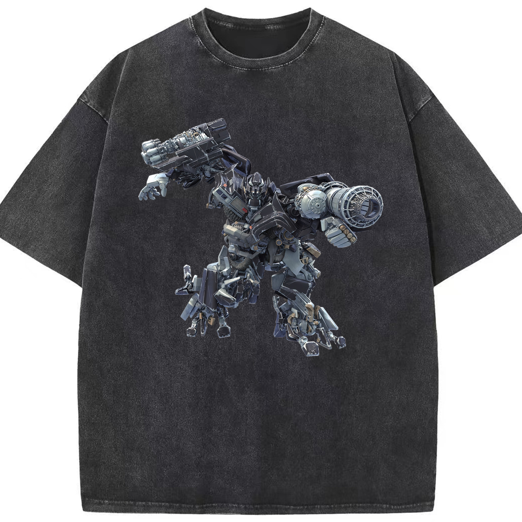 （画像用） Transformers トランスフォーマー 綿100% ヴィンテージ風 半袖Tシャツ（フロントプリント）