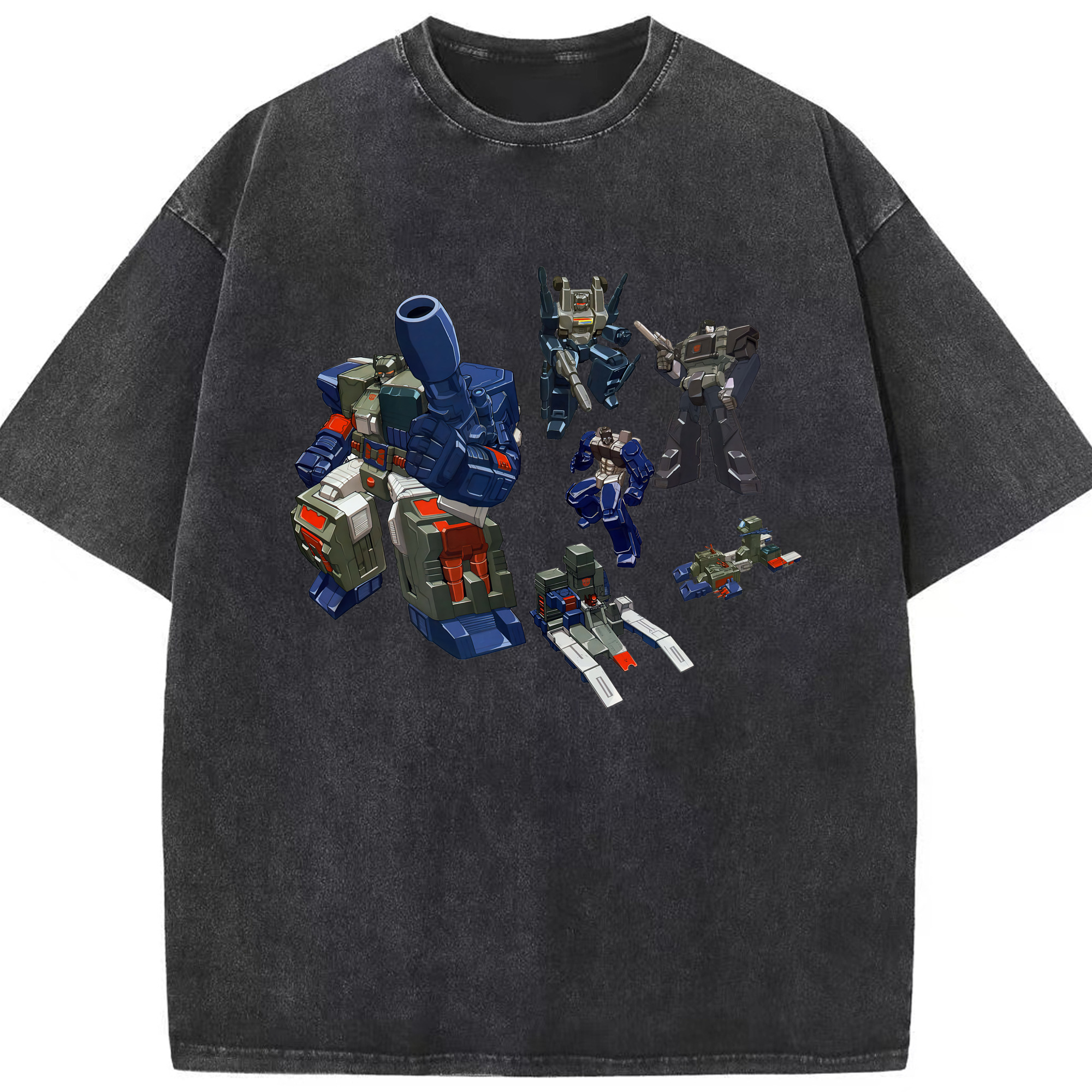 （画像用） Transformers トランスフォーマー 綿100% ヴィンテージ風 半袖Tシャツ（フロントプリント）