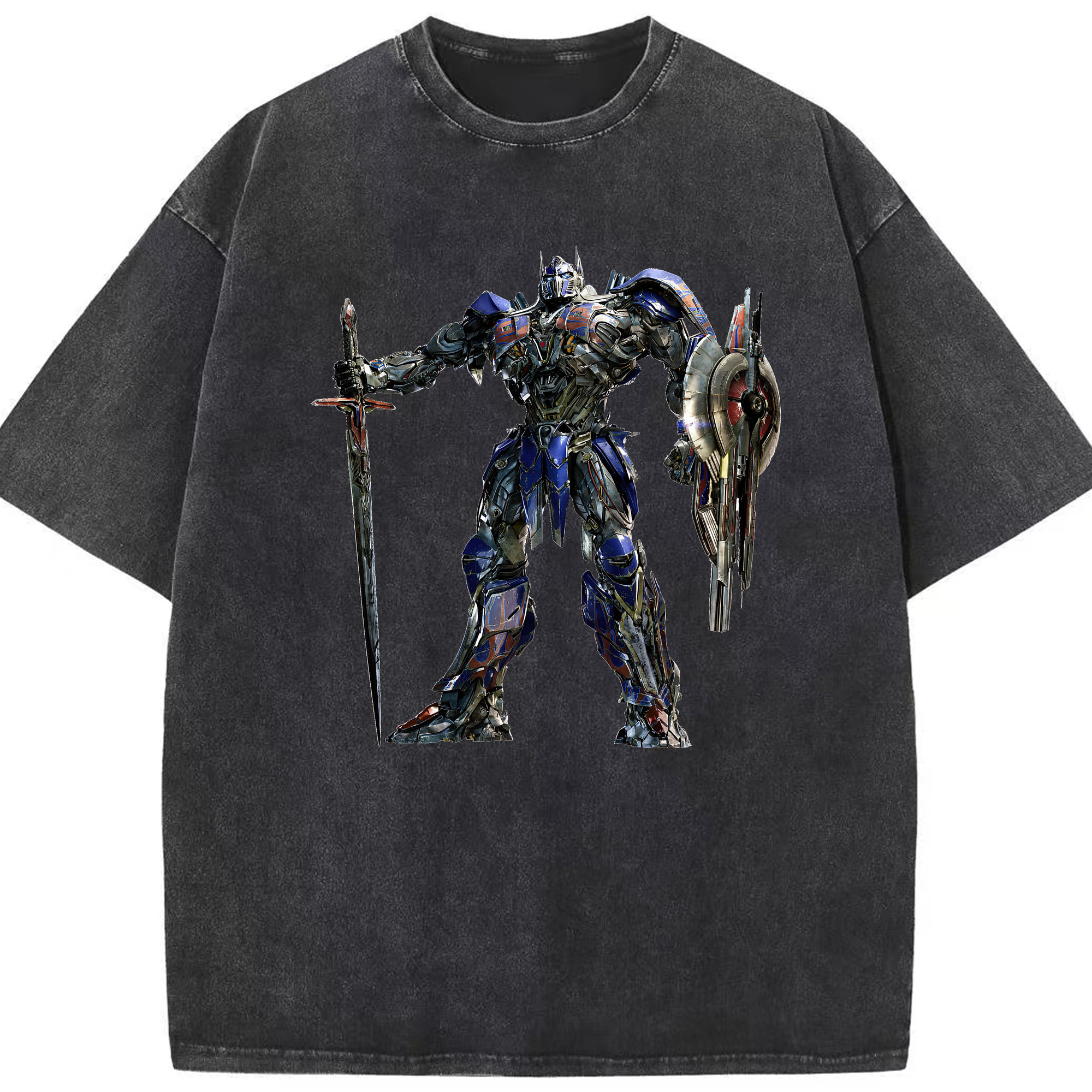 （画像用） Transformers トランスフォーマー 綿100% ヴィンテージ風 半袖Tシャツ（フロントプリント）