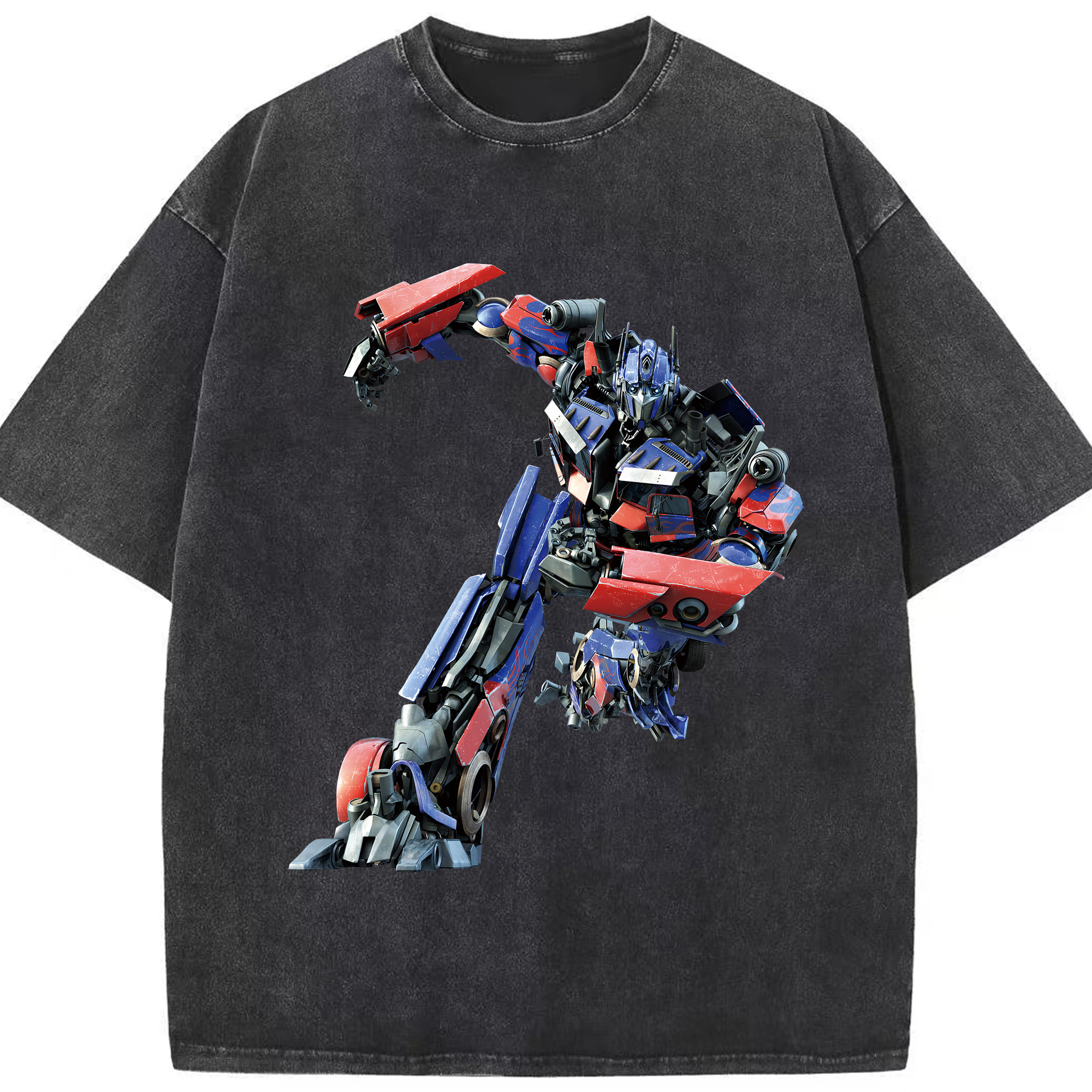 （画像用） Transformers トランスフォーマー 綿100% ヴィンテージ風 半袖Tシャツ（フロントプリント）