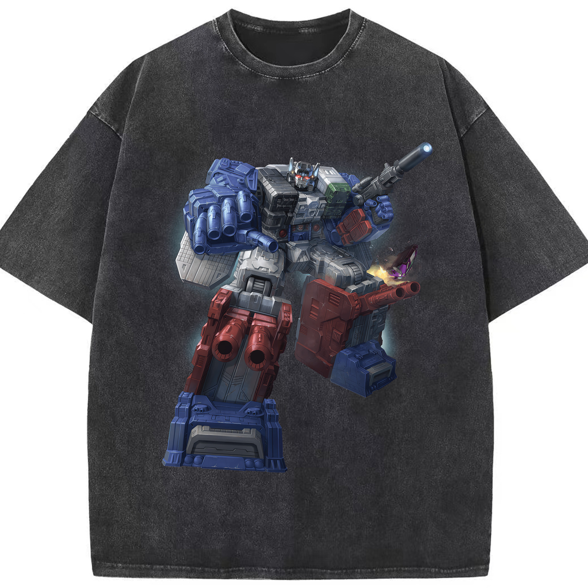 （画像用） Transformers トランスフォーマー 綿100% ヴィンテージ風 半袖Tシャツ（フロントプリント）