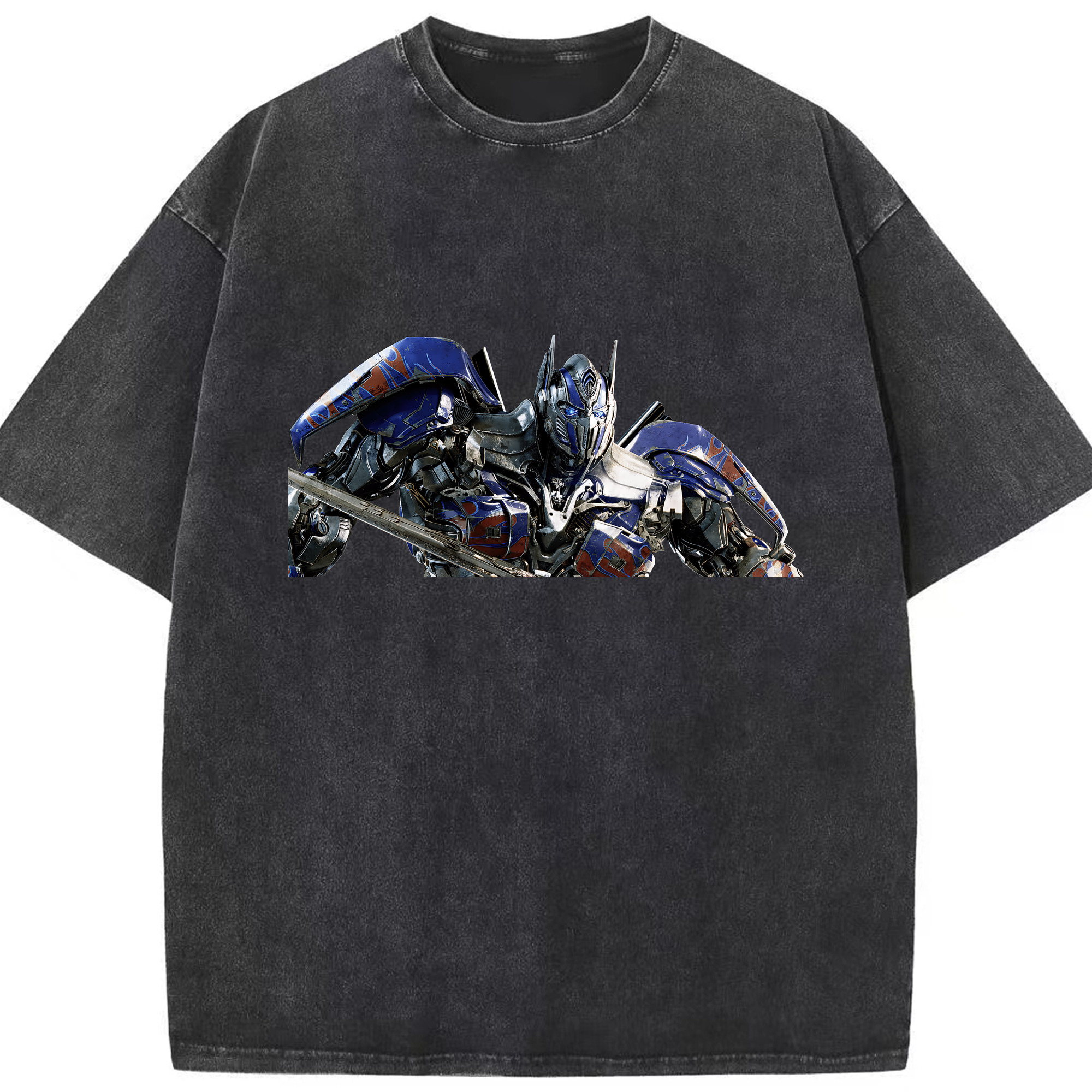 （画像用） Transformers トランスフォーマー 綿100% ヴィンテージ風 半袖Tシャツ（フロントプリント）