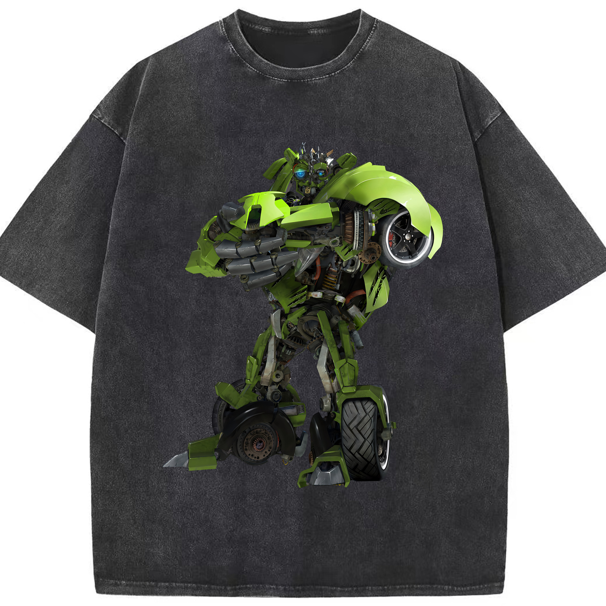 （画像用） Transformers トランスフォーマー 綿100% ヴィンテージ風 半袖Tシャツ（フロントプリント）