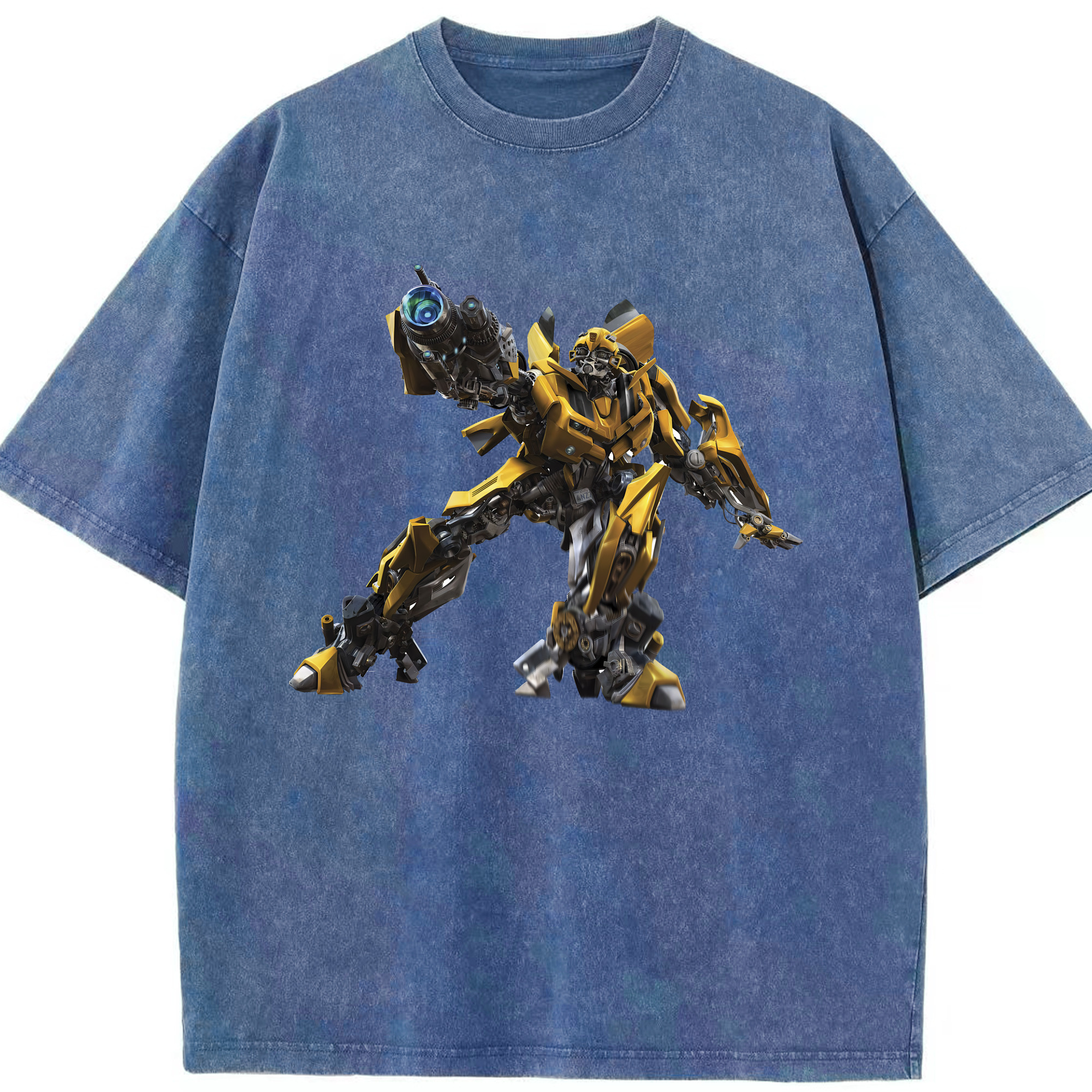 （画像用） Transformers トランスフォーマー 綿100% ヴィンテージ風 半袖Tシャツ（フロントプリント）