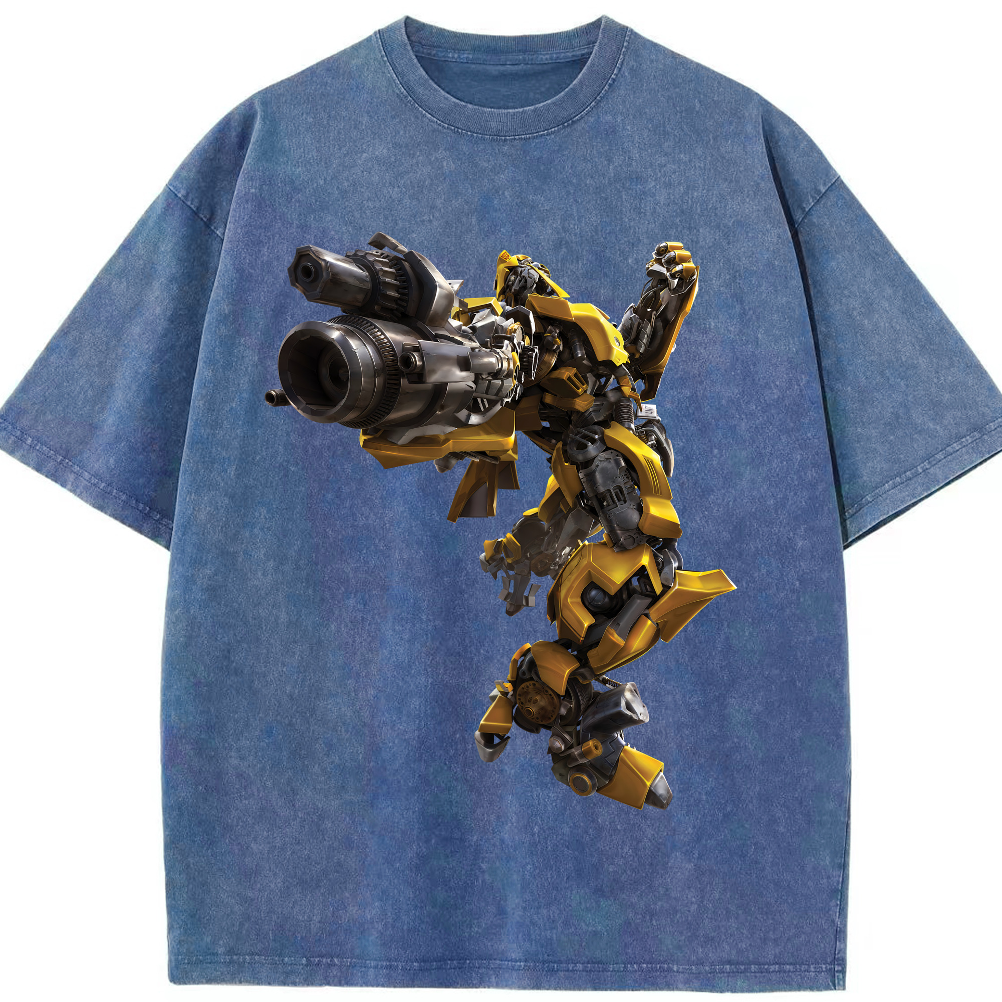 （画像用） Transformers トランスフォーマー 綿100% ヴィンテージ風 半袖Tシャツ（フロントプリント）