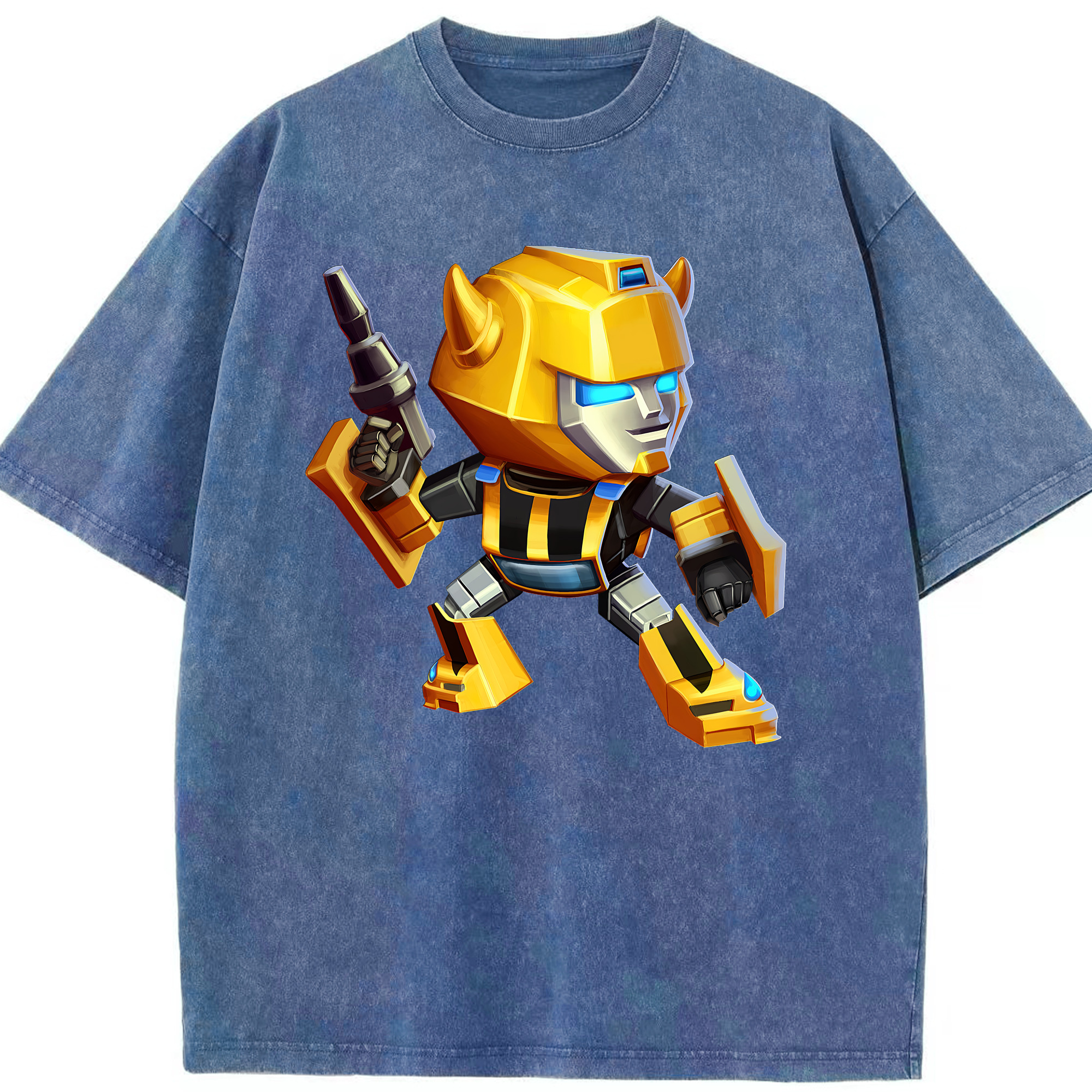 （画像用） Transformers トランスフォーマー 綿100% ヴィンテージ風 半袖Tシャツ（フロントプリント）