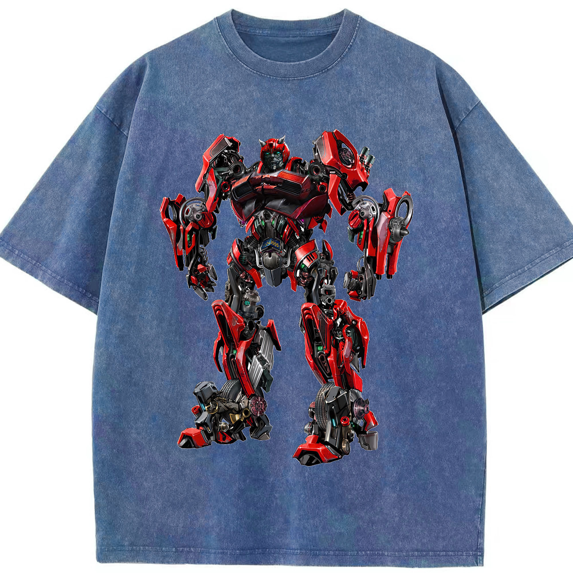 （画像用） Transformers トランスフォーマー 綿100% ヴィンテージ風 半袖Tシャツ（フロントプリント）