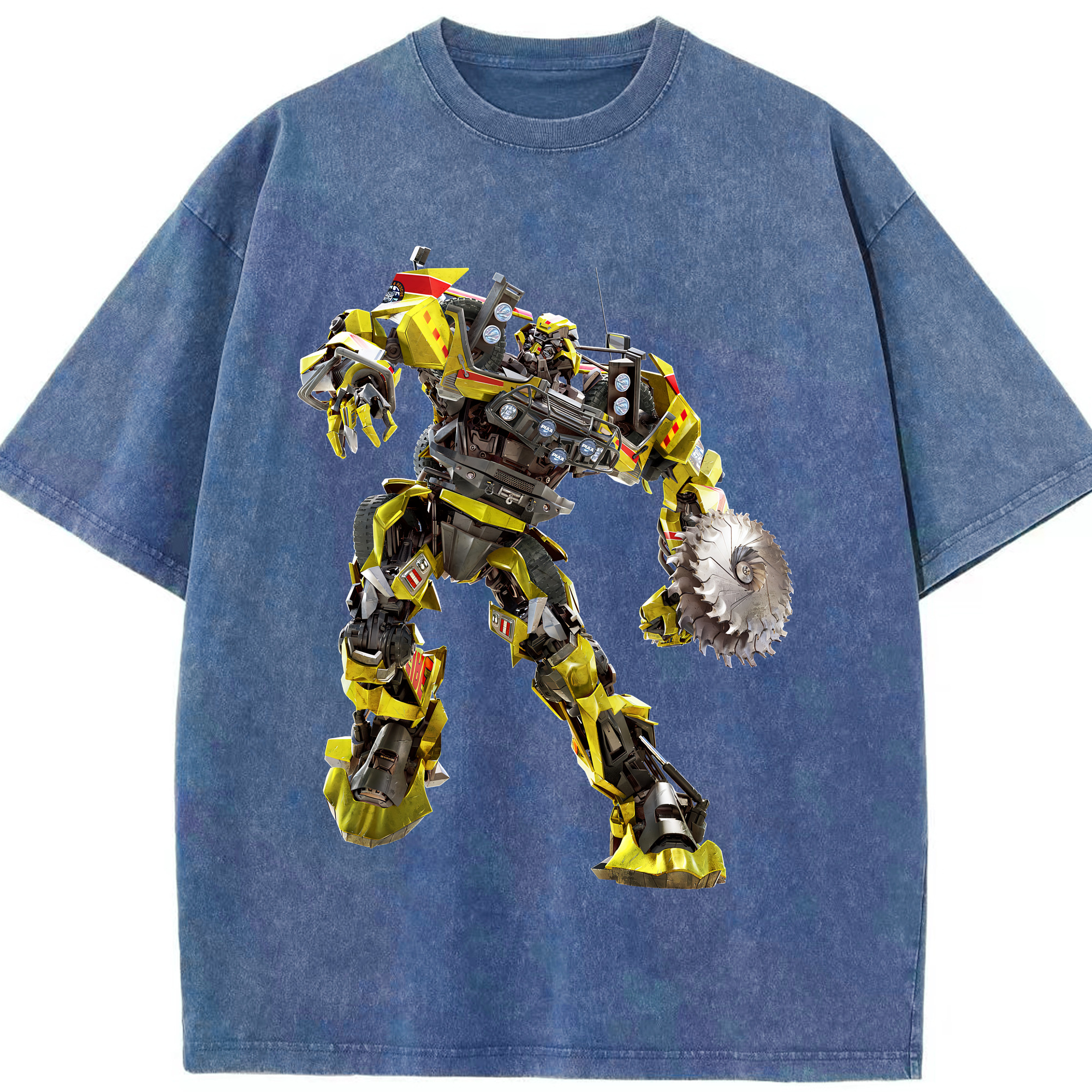 （画像用） Transformers トランスフォーマー 綿100% ヴィンテージ風 半袖Tシャツ（フロントプリント）