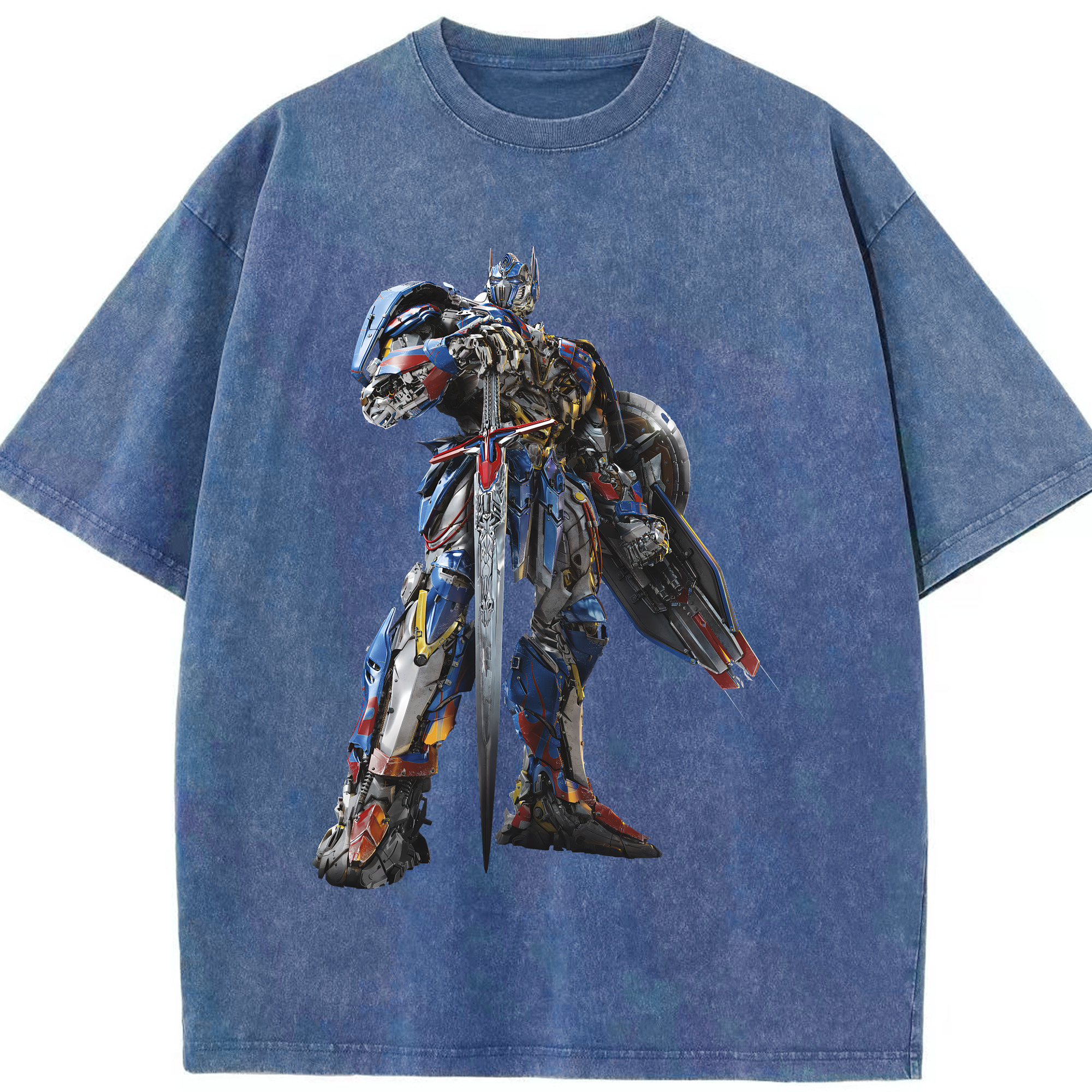 （画像用） Transformers トランスフォーマー 綿100% ヴィンテージ風 半袖Tシャツ（フロントプリント）