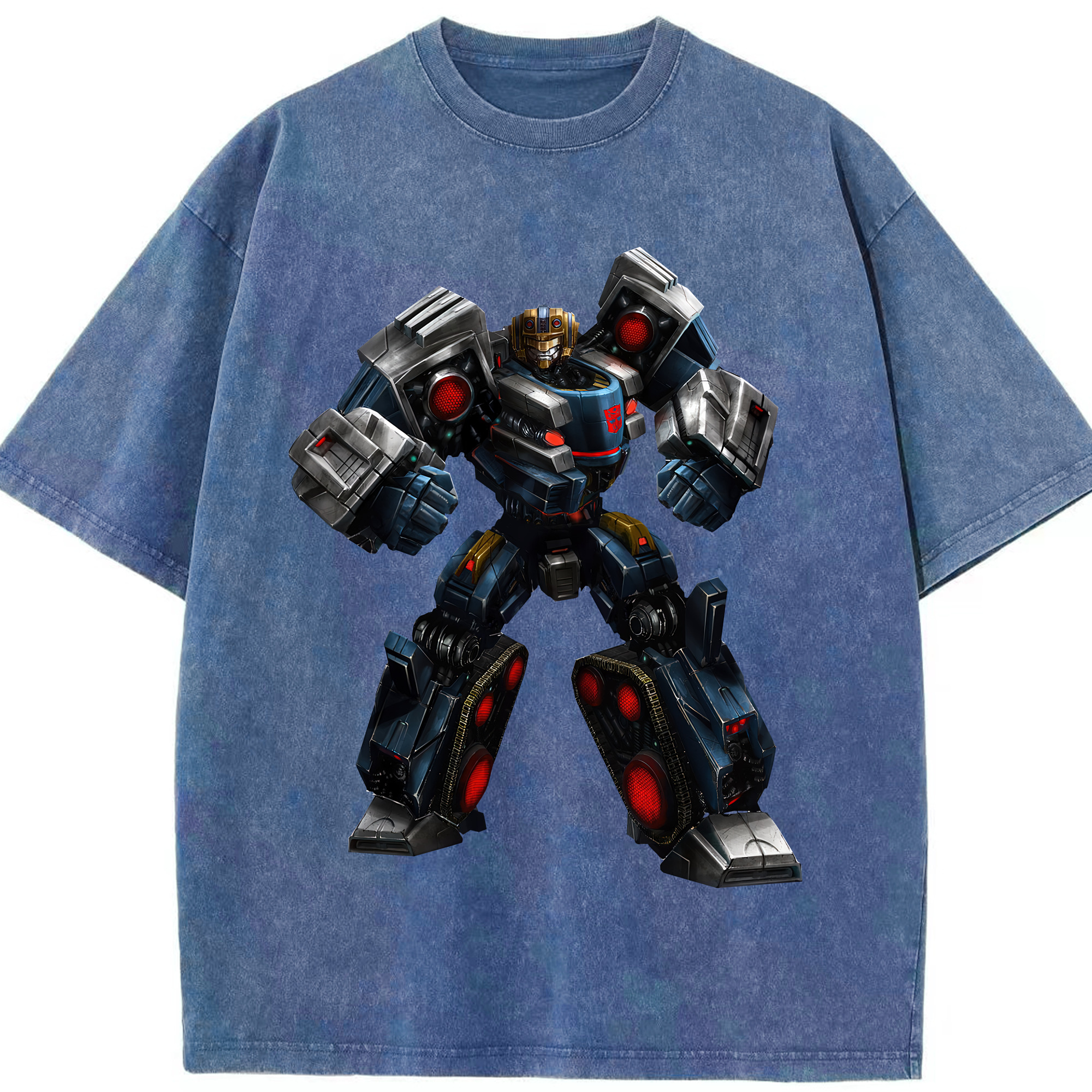 （画像用） Transformers トランスフォーマー 綿100% ヴィンテージ風 半袖Tシャツ（フロントプリント）