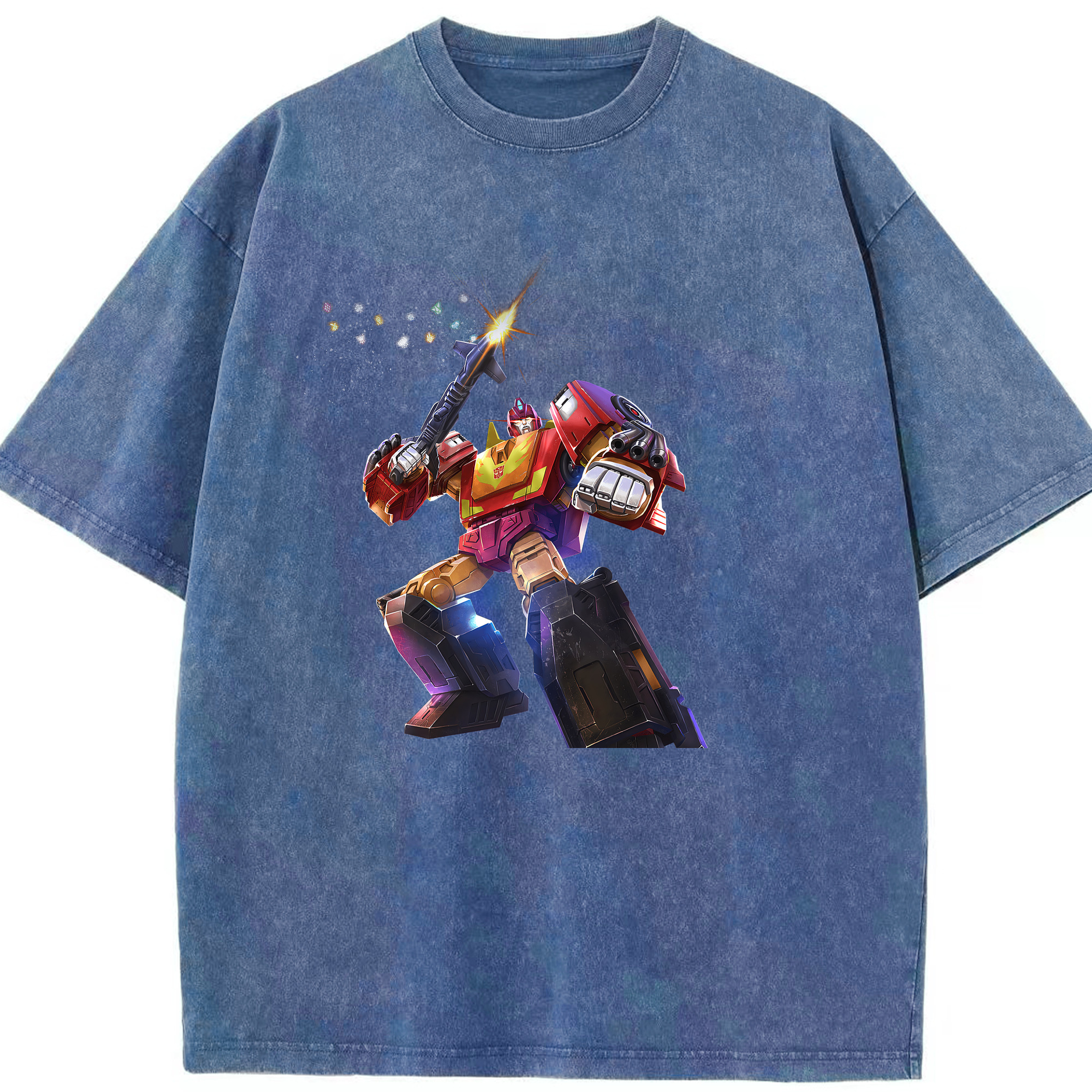 （画像用） Transformers トランスフォーマー 綿100% ヴィンテージ風 半袖Tシャツ（フロントプリント）