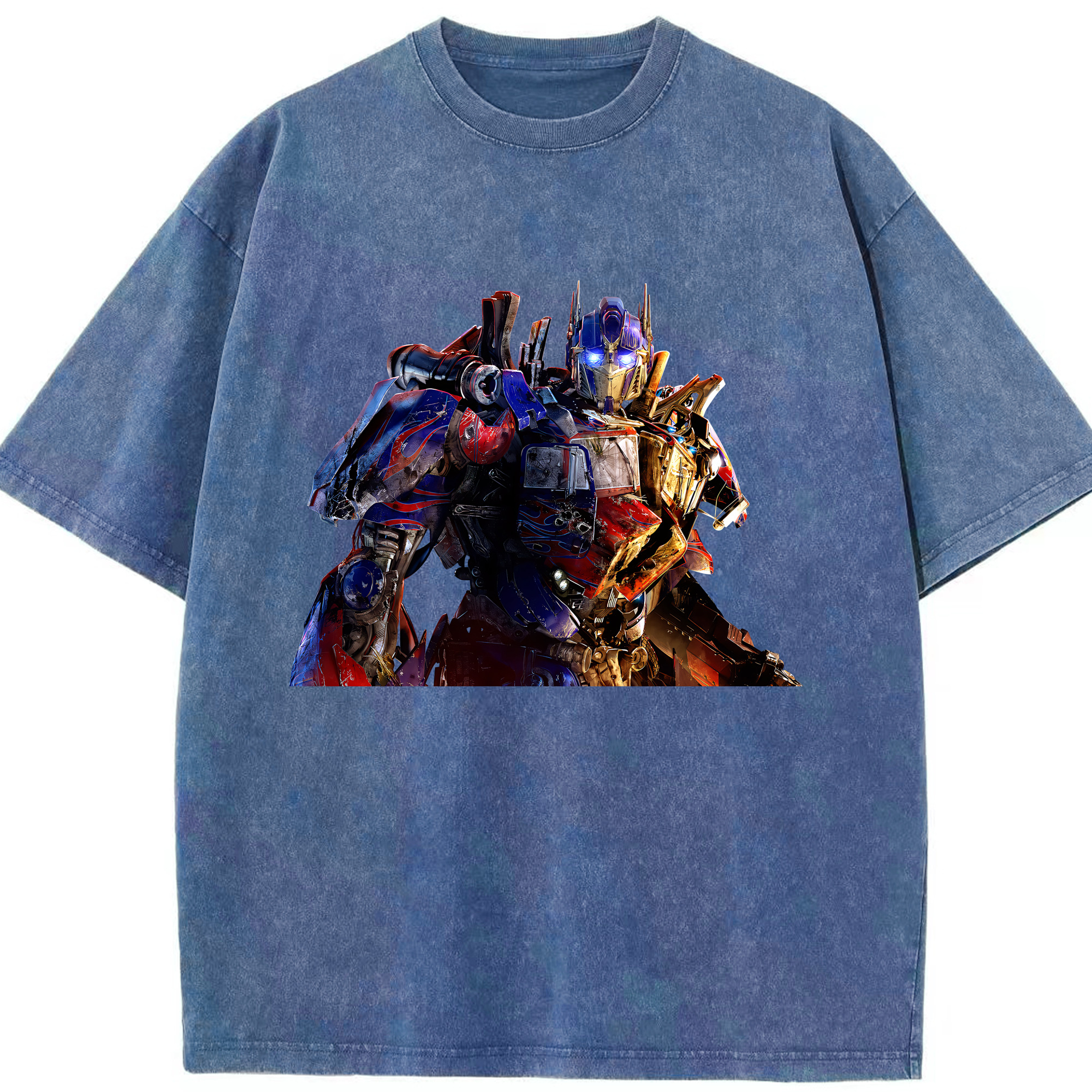 （画像用） Transformers トランスフォーマー 綿100% ヴィンテージ風 半袖Tシャツ（フロントプリント）