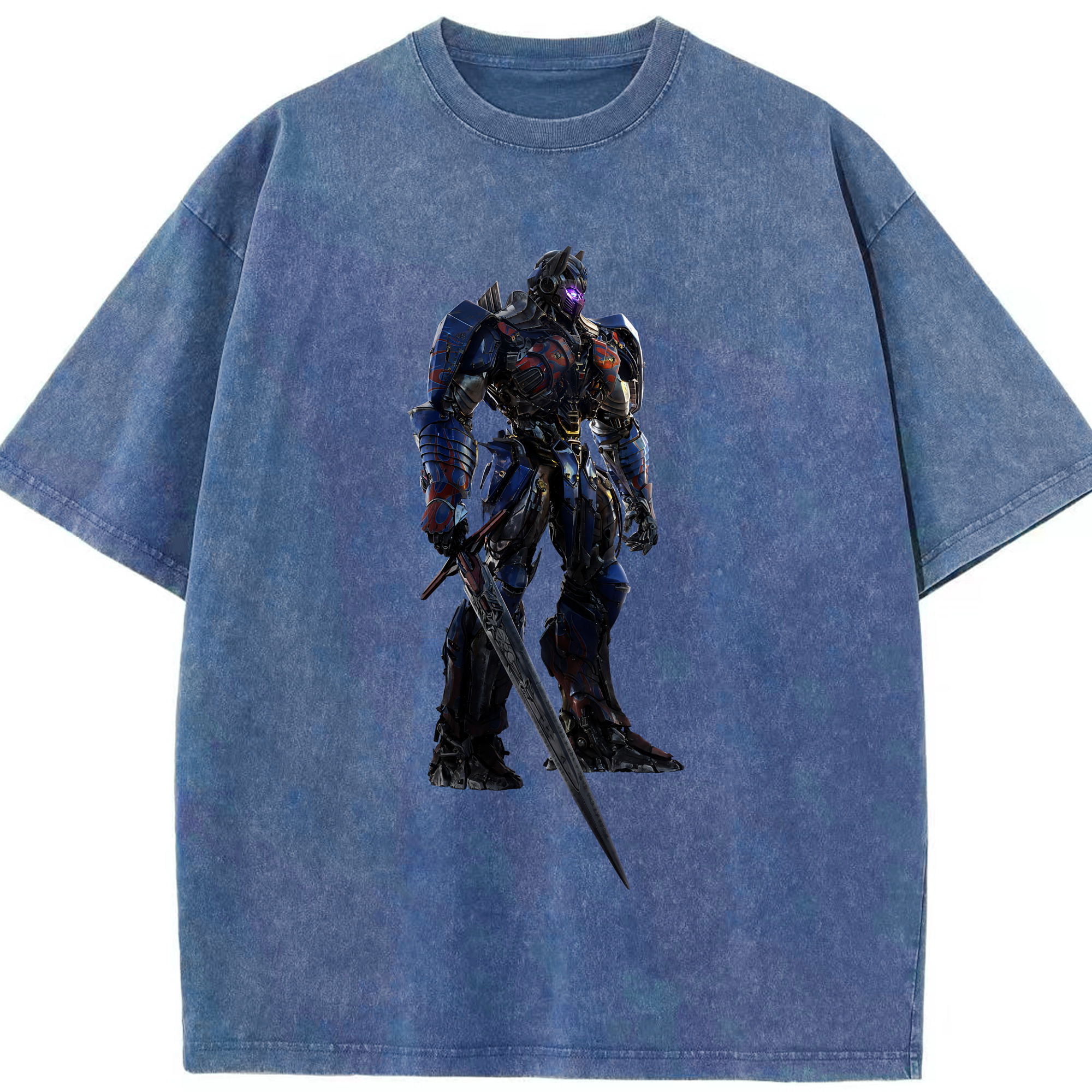 （画像用） Transformers トランスフォーマー 綿100% ヴィンテージ風 半袖Tシャツ（フロントプリント）
