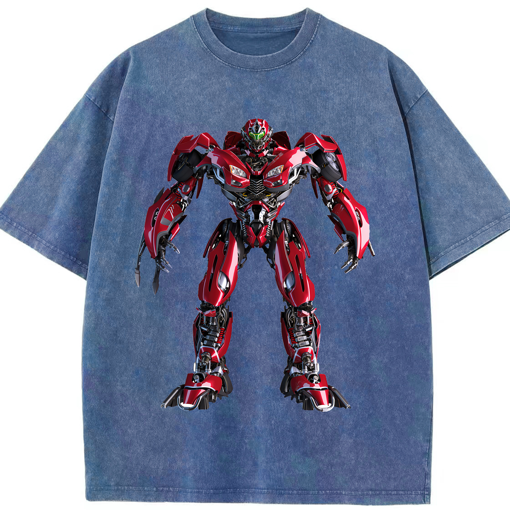 （画像用） Transformers トランスフォーマー 綿100% ヴィンテージ風 半袖Tシャツ（フロントプリント）