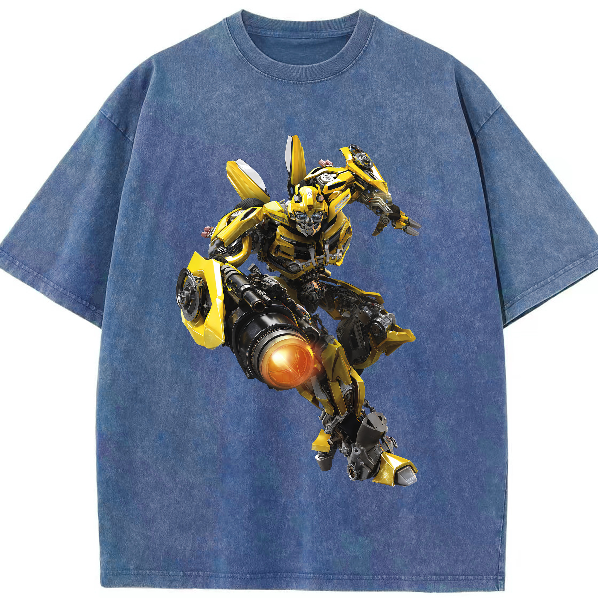 （画像用） Transformers トランスフォーマー 綿100% ヴィンテージ風 半袖Tシャツ（フロントプリント）