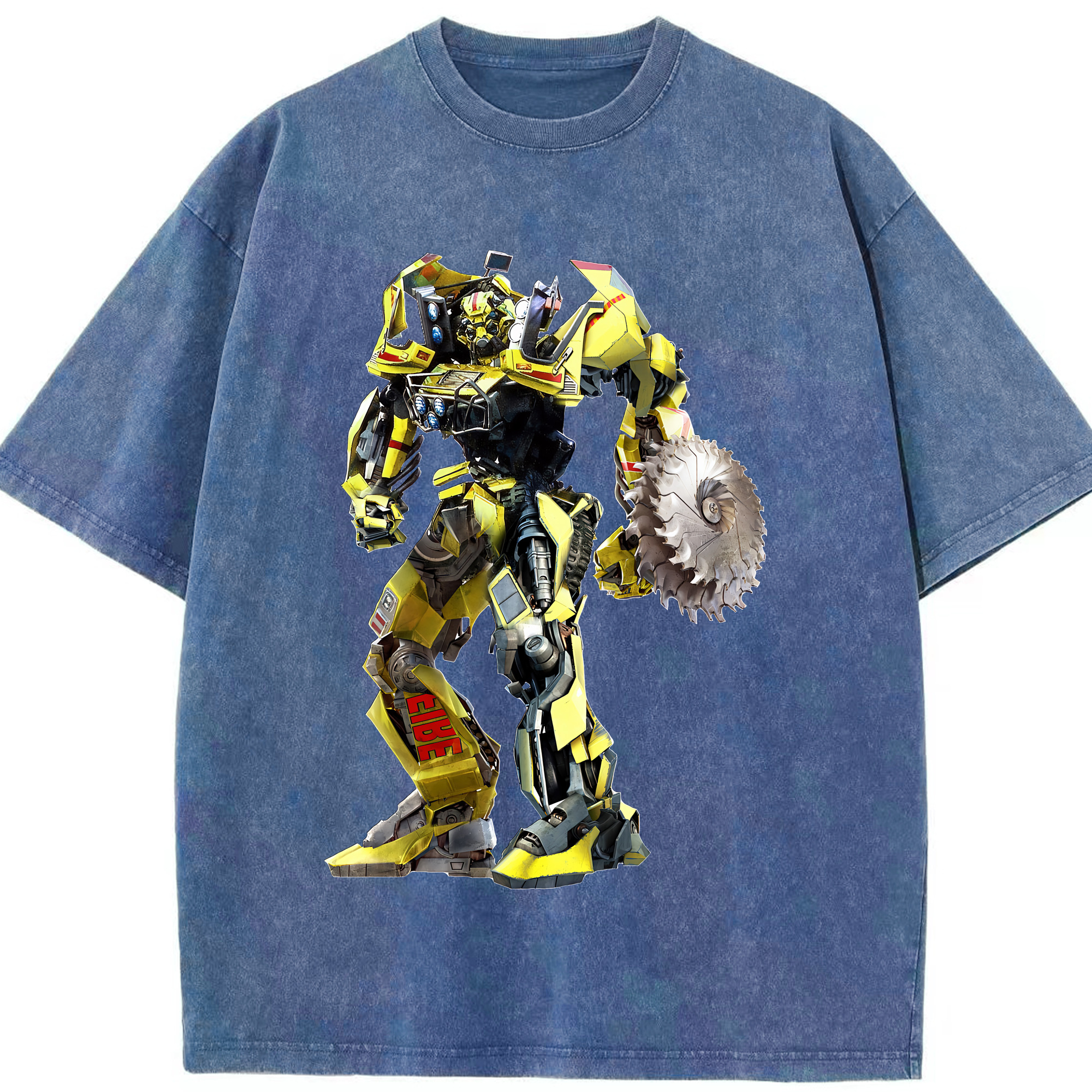 （画像用） Transformers トランスフォーマー 綿100% ヴィンテージ風 半袖Tシャツ（フロントプリント）