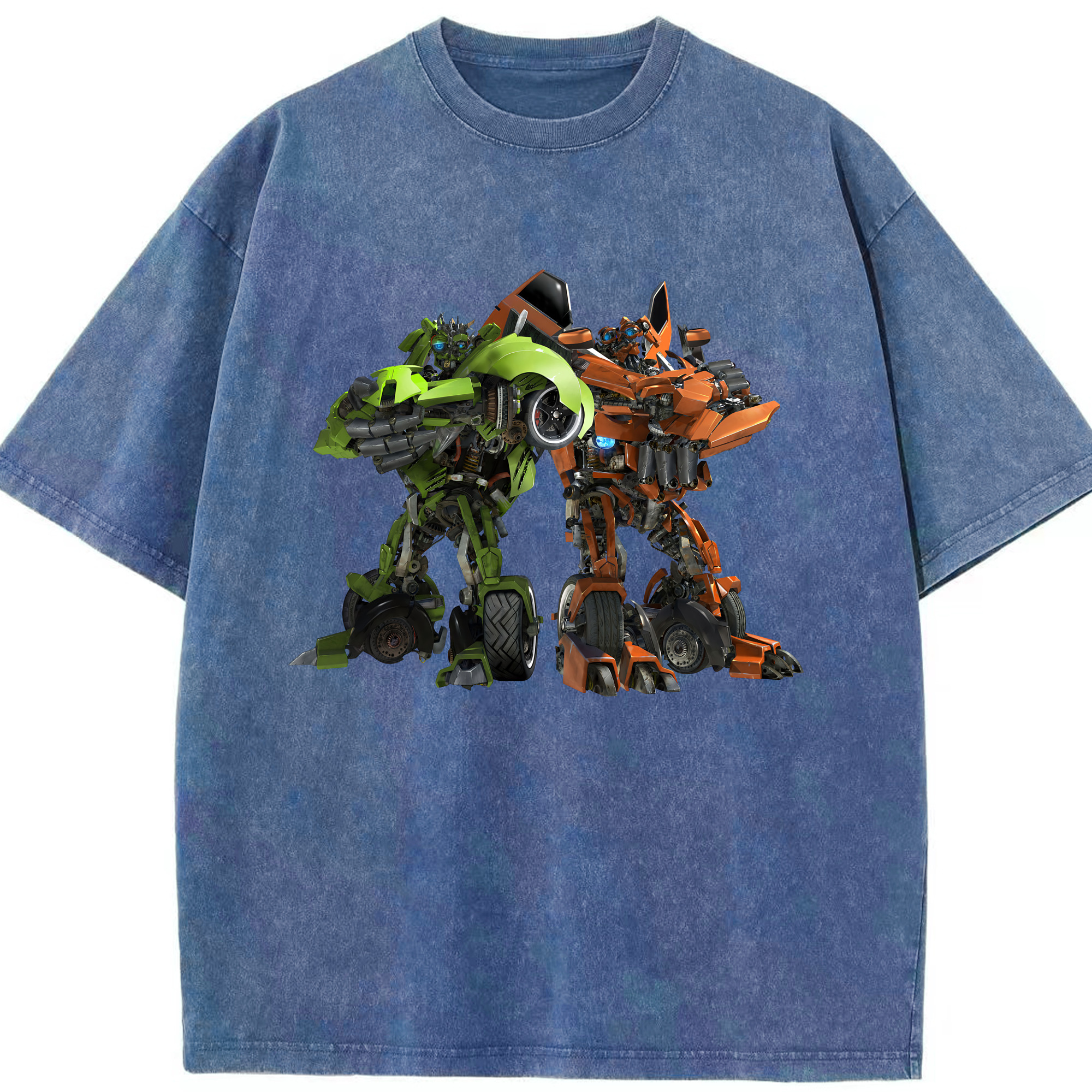 （画像用） Transformers トランスフォーマー 綿100% ヴィンテージ風 半袖Tシャツ（フロントプリント）