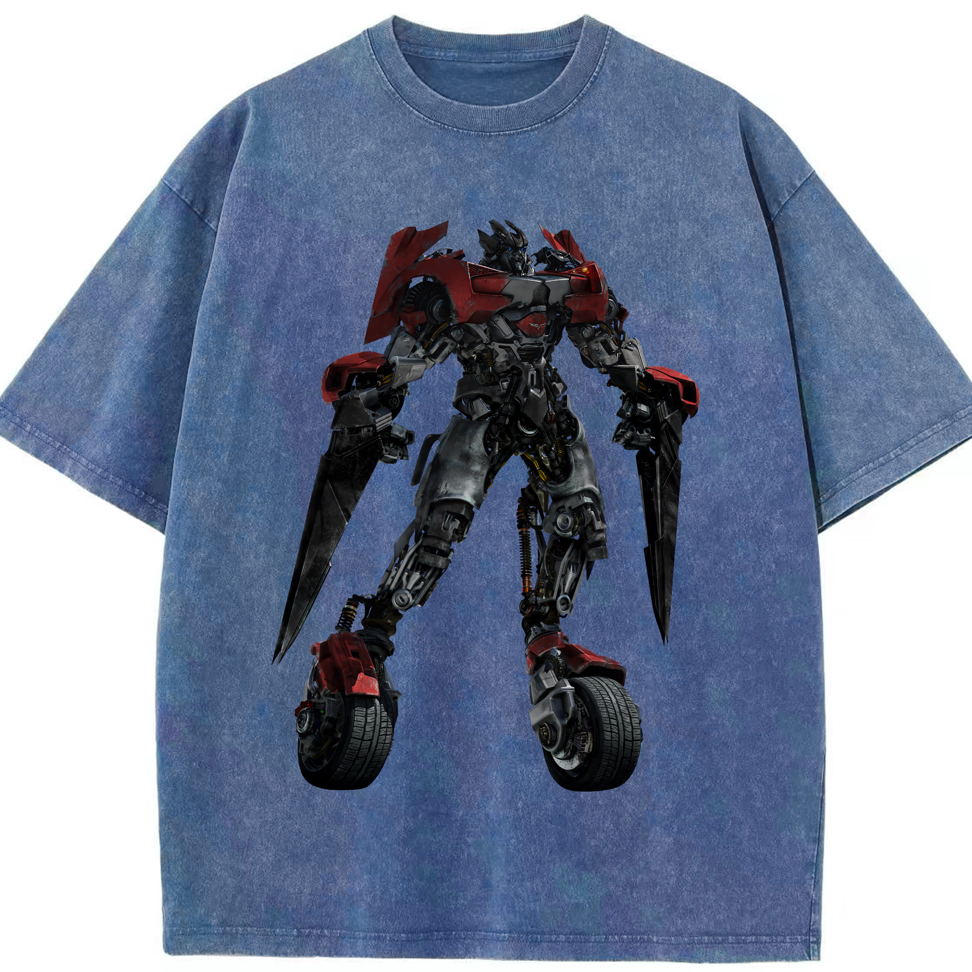 （画像用） Transformers トランスフォーマー 綿100% ヴィンテージ風 半袖Tシャツ（フロントプリント）