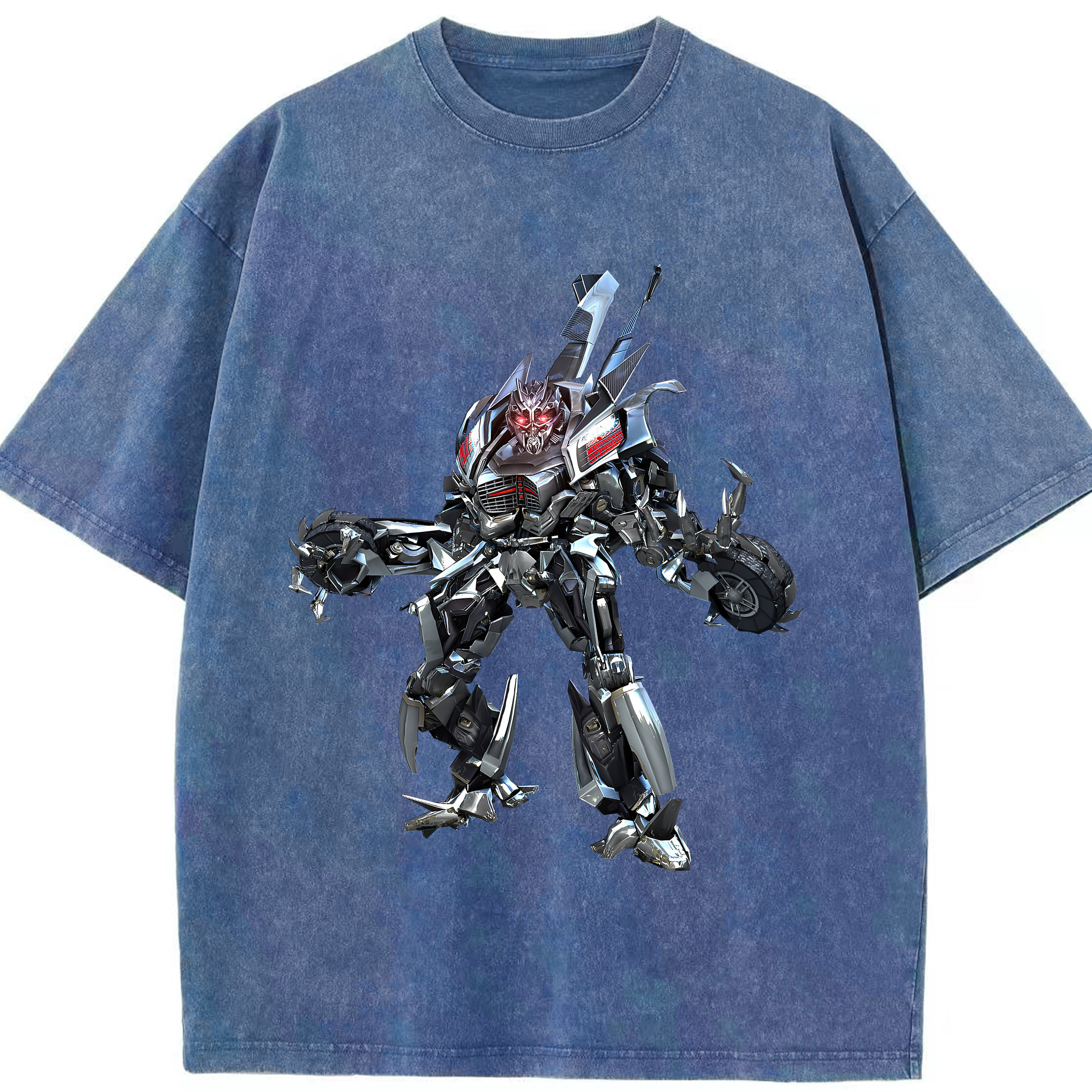 （画像用） Transformers トランスフォーマー 綿100% ヴィンテージ風 半袖Tシャツ（フロントプリント）
