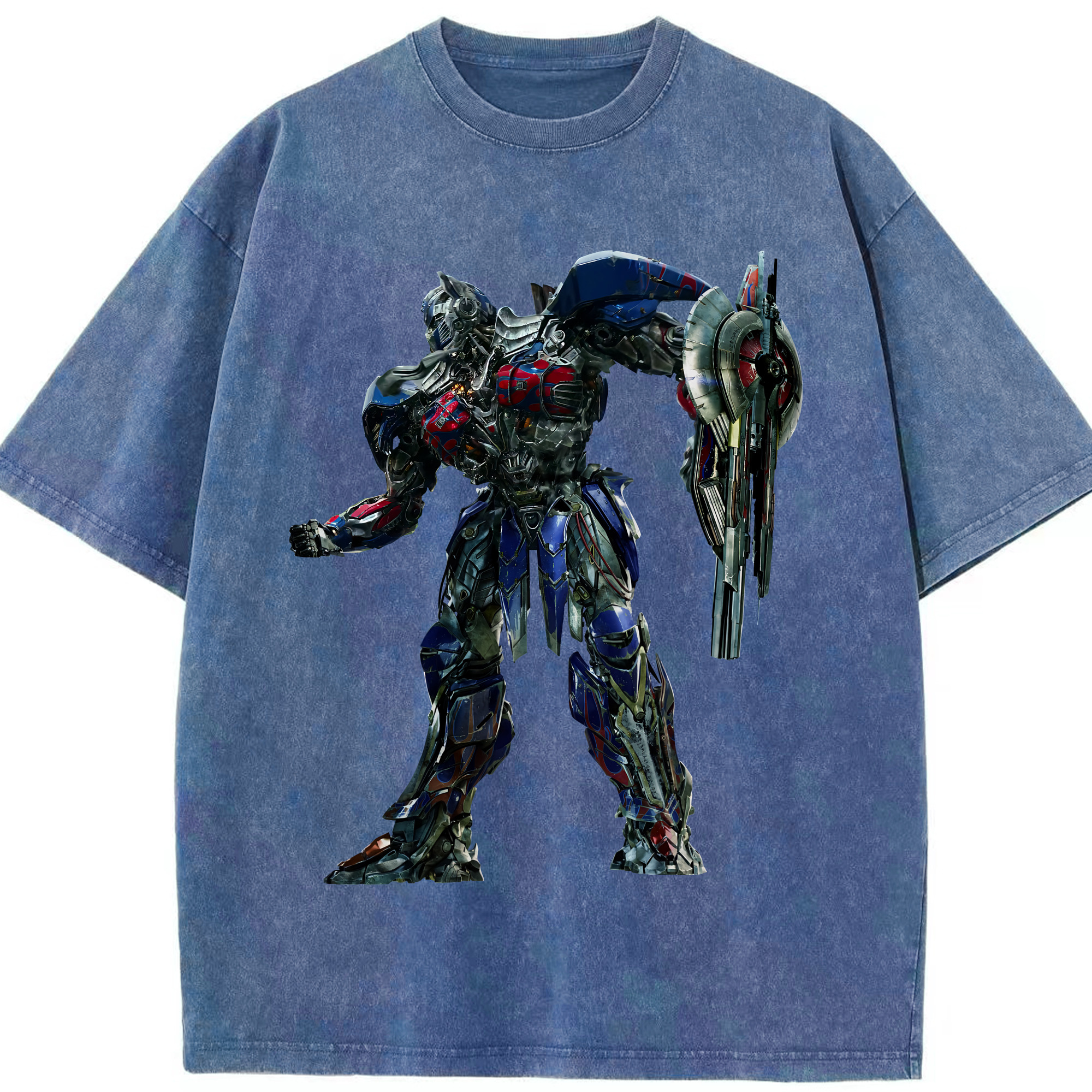 （画像用） Transformers トランスフォーマー 綿100% ヴィンテージ風 半袖Tシャツ（フロントプリント）
