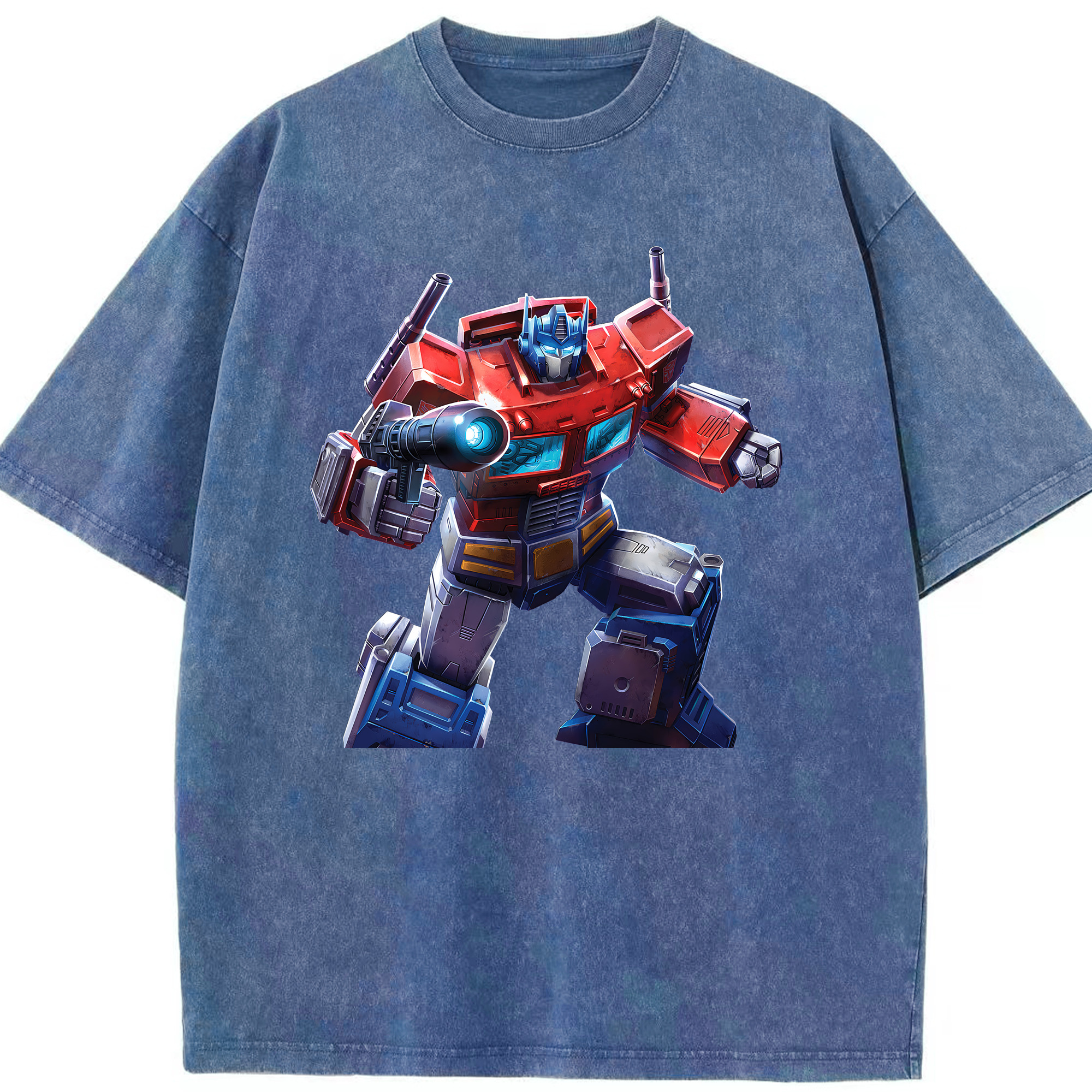 （画像用） Transformers トランスフォーマー 綿100% ヴィンテージ風 半袖Tシャツ（フロントプリント）