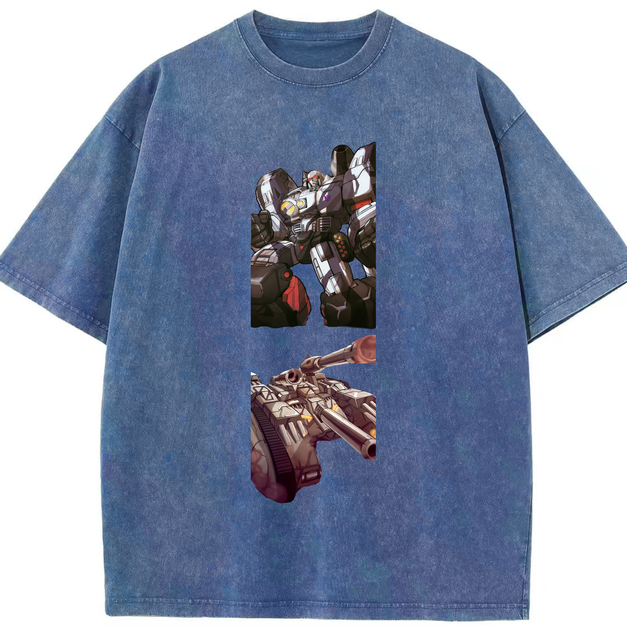 （画像用） Transformers トランスフォーマー 綿100% ヴィンテージ風 半袖Tシャツ（フロントプリント）