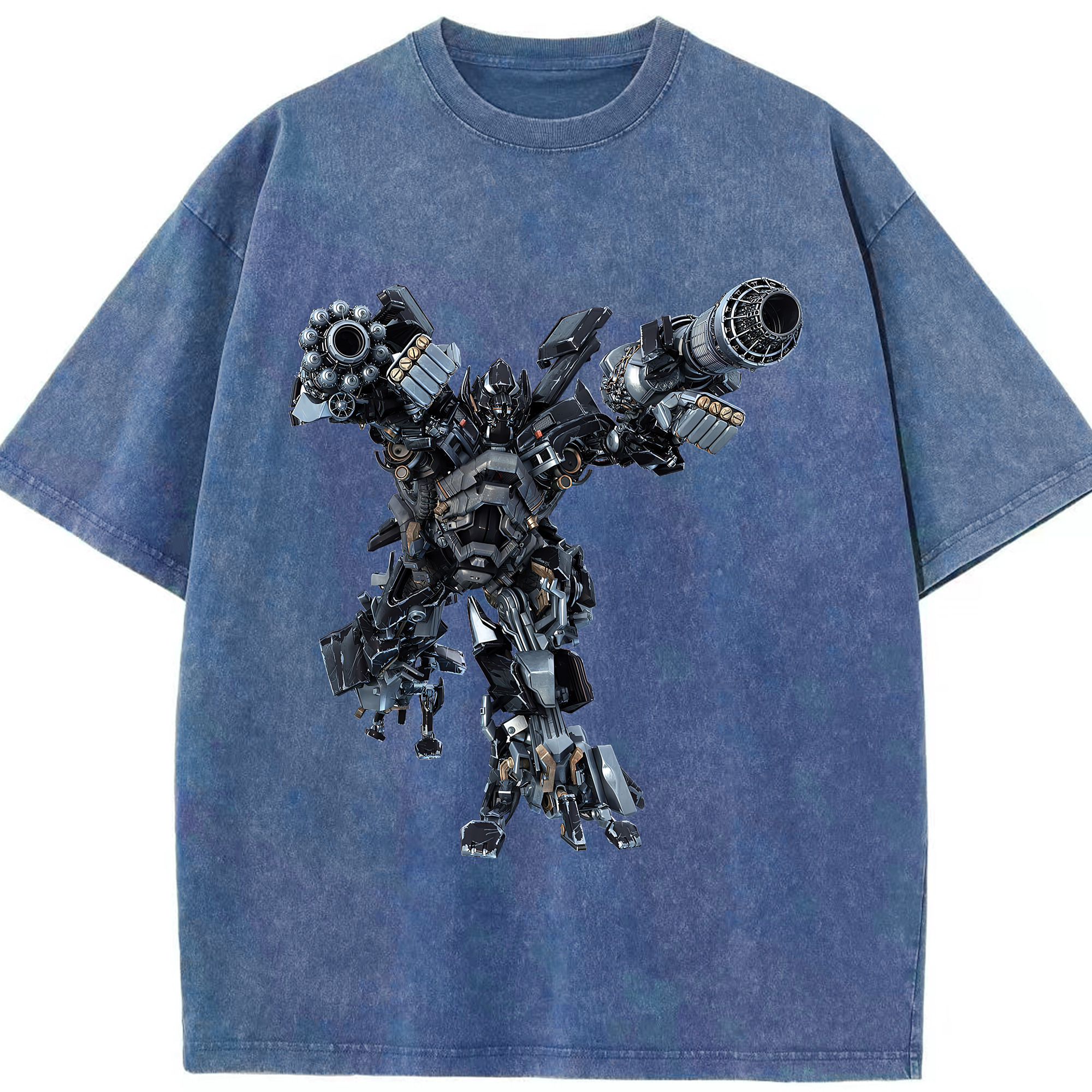 （画像用） Transformers トランスフォーマー 綿100% ヴィンテージ風 半袖Tシャツ（フロントプリント）