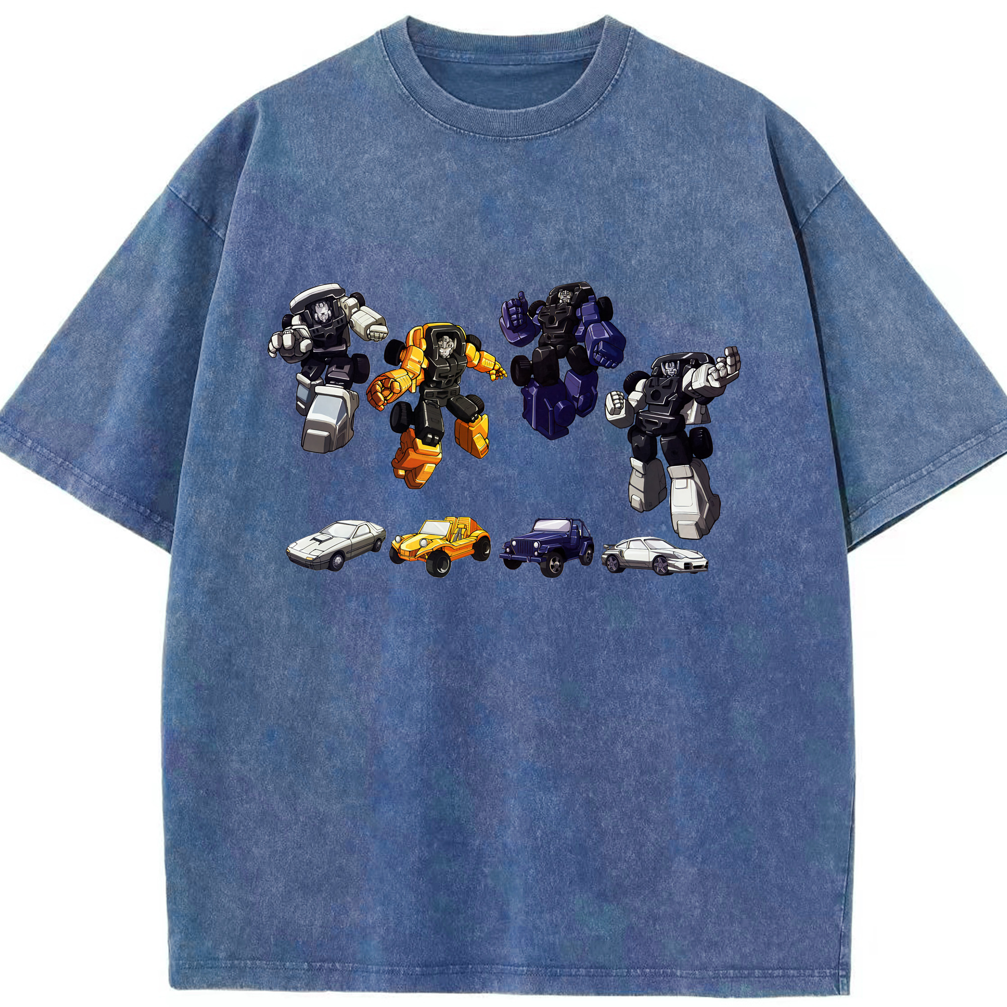 （画像用） Transformers トランスフォーマー 綿100% ヴィンテージ風 半袖Tシャツ（フロントプリント）