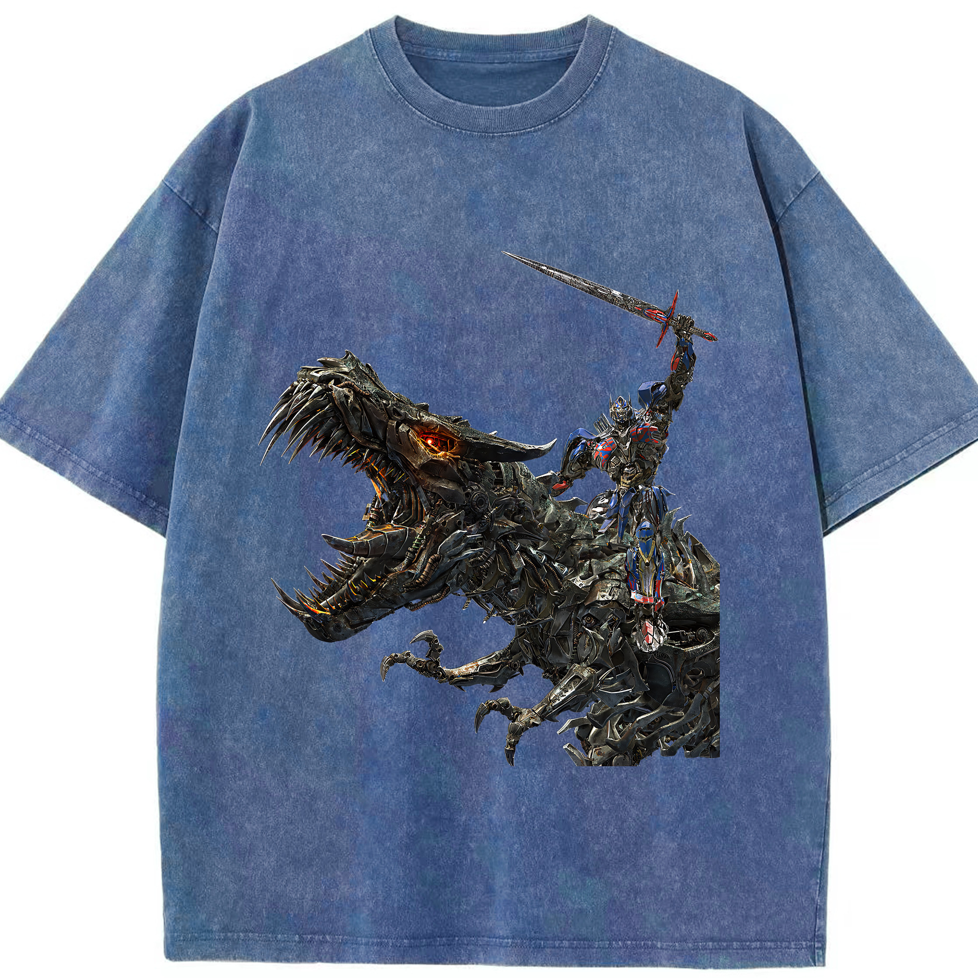 （画像用） Transformers トランスフォーマー 綿100% ヴィンテージ風 半袖Tシャツ（フロントプリント）