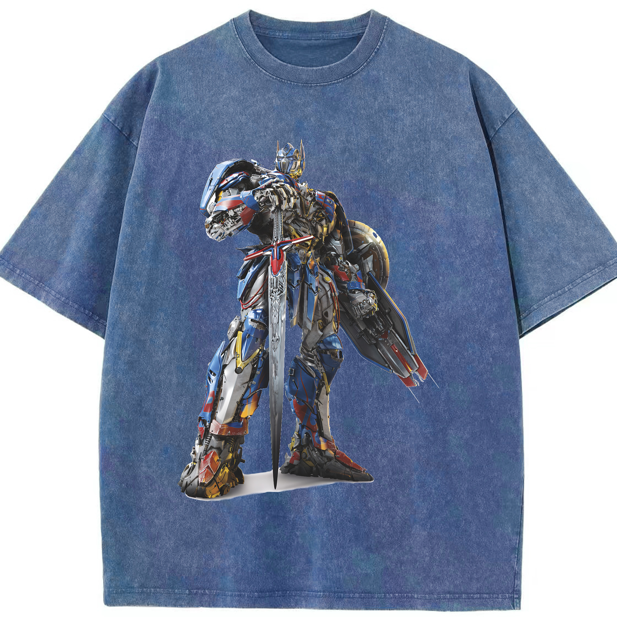 （画像用） Transformers トランスフォーマー 綿100% ヴィンテージ風 半袖Tシャツ（フロントプリント）