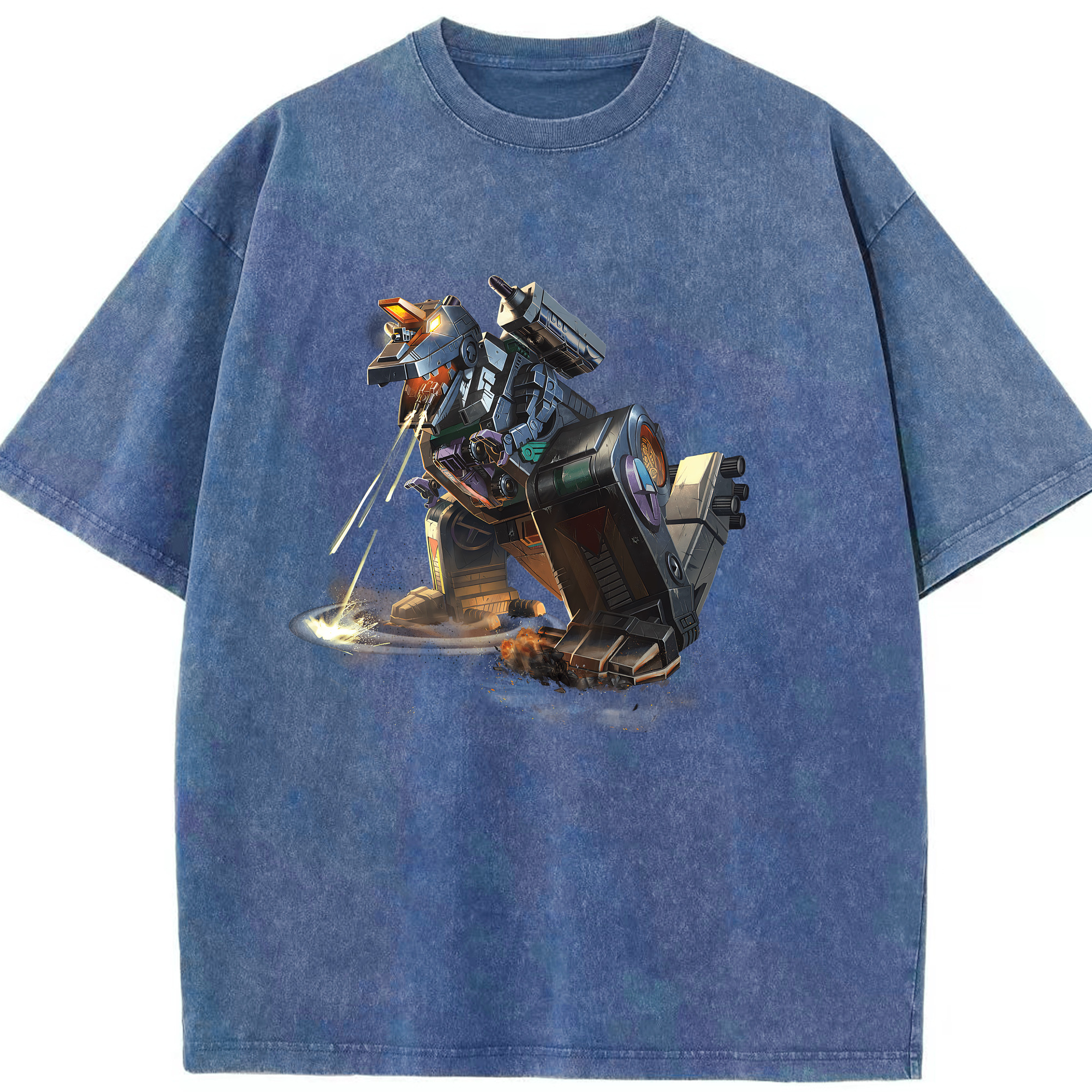 （画像用） Transformers トランスフォーマー 綿100% ヴィンテージ風 半袖Tシャツ（フロントプリント）