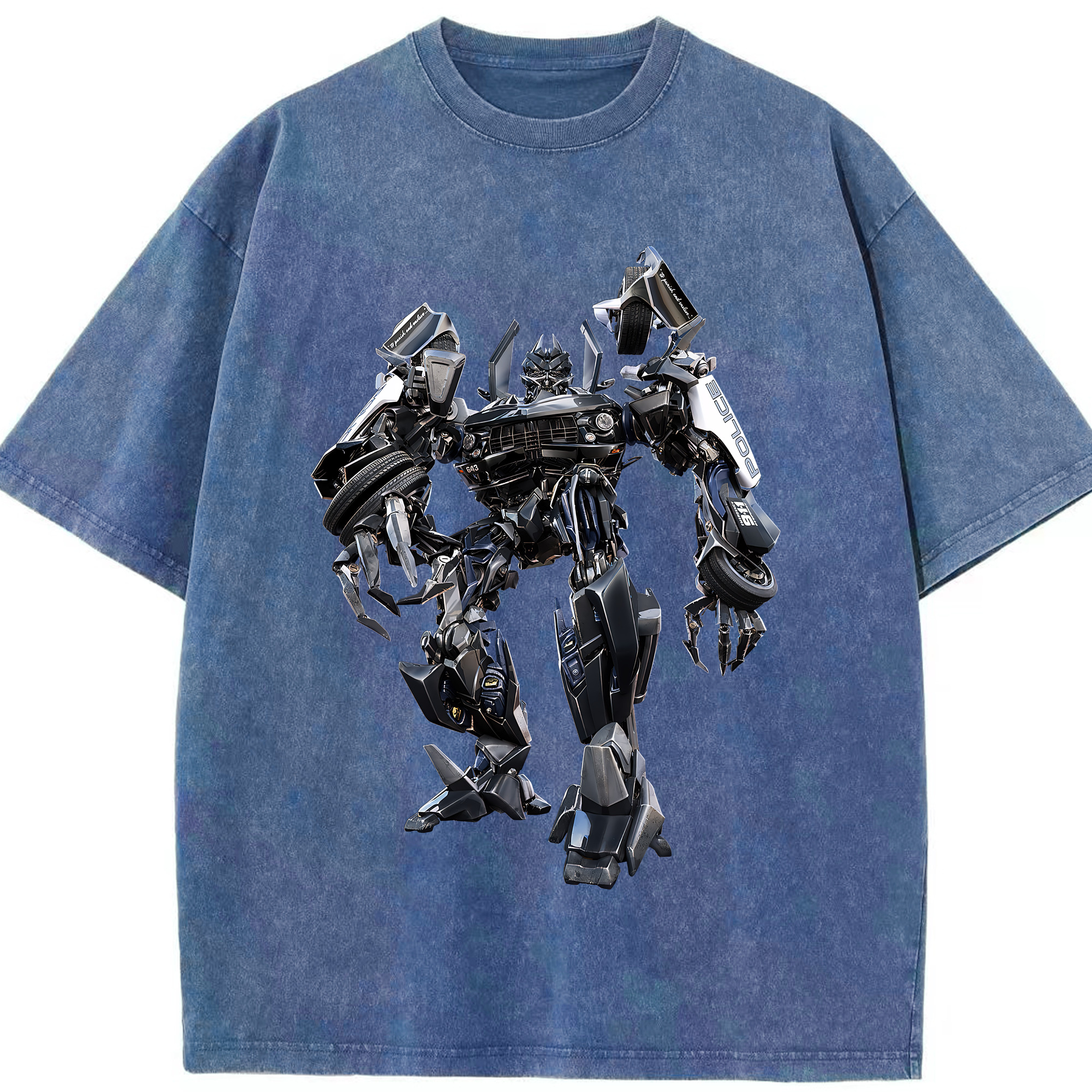 （画像用） Transformers トランスフォーマー 綿100% ヴィンテージ風 半袖Tシャツ（フロントプリント）