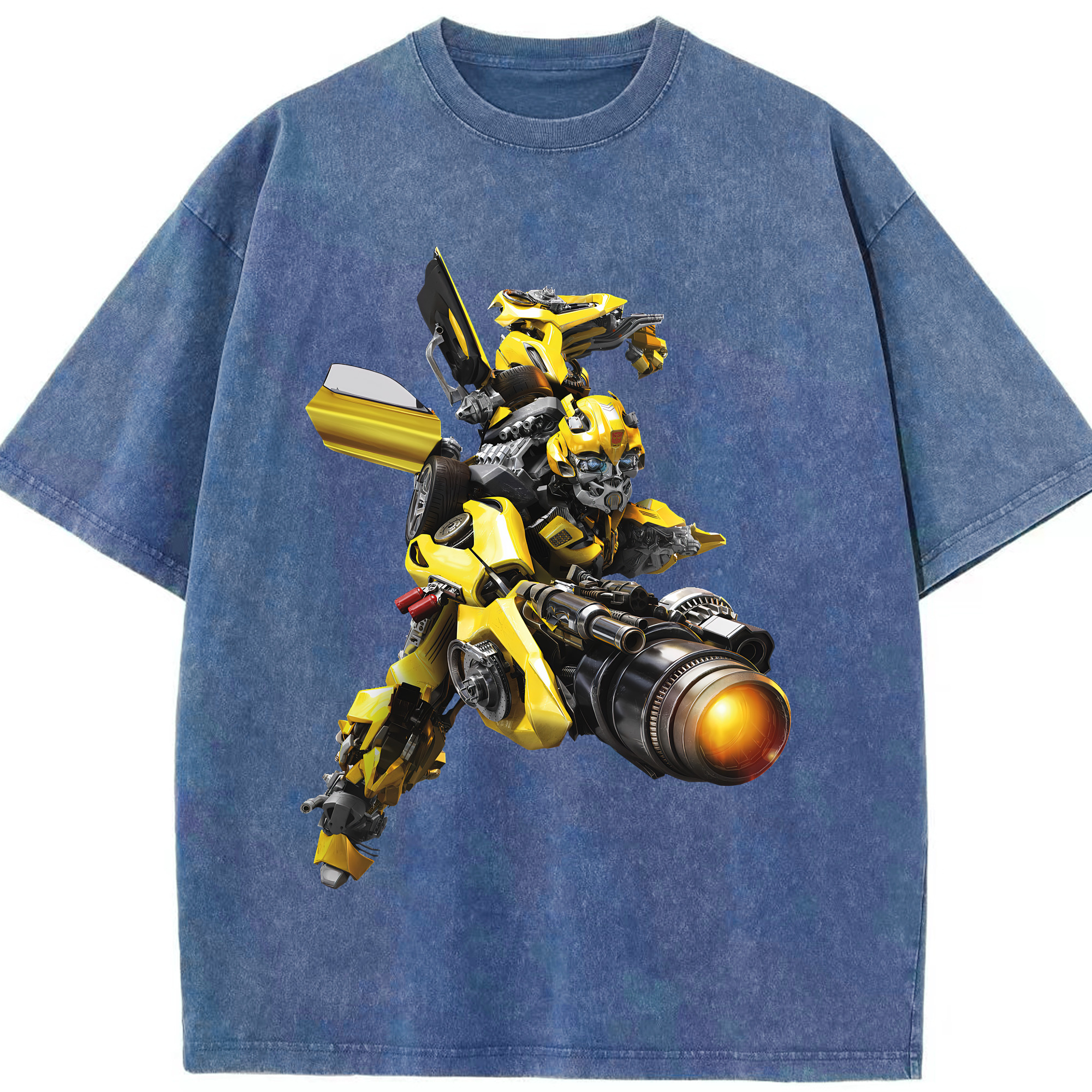 （画像用） Transformers トランスフォーマー 綿100% ヴィンテージ風 半袖Tシャツ（フロントプリント）