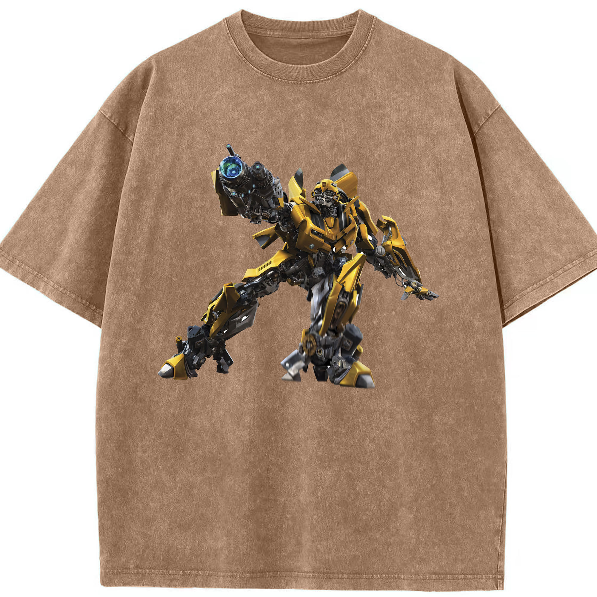 （画像用） Transformers トランスフォーマー 綿100% ヴィンテージ風 半袖Tシャツ（フロントプリント）