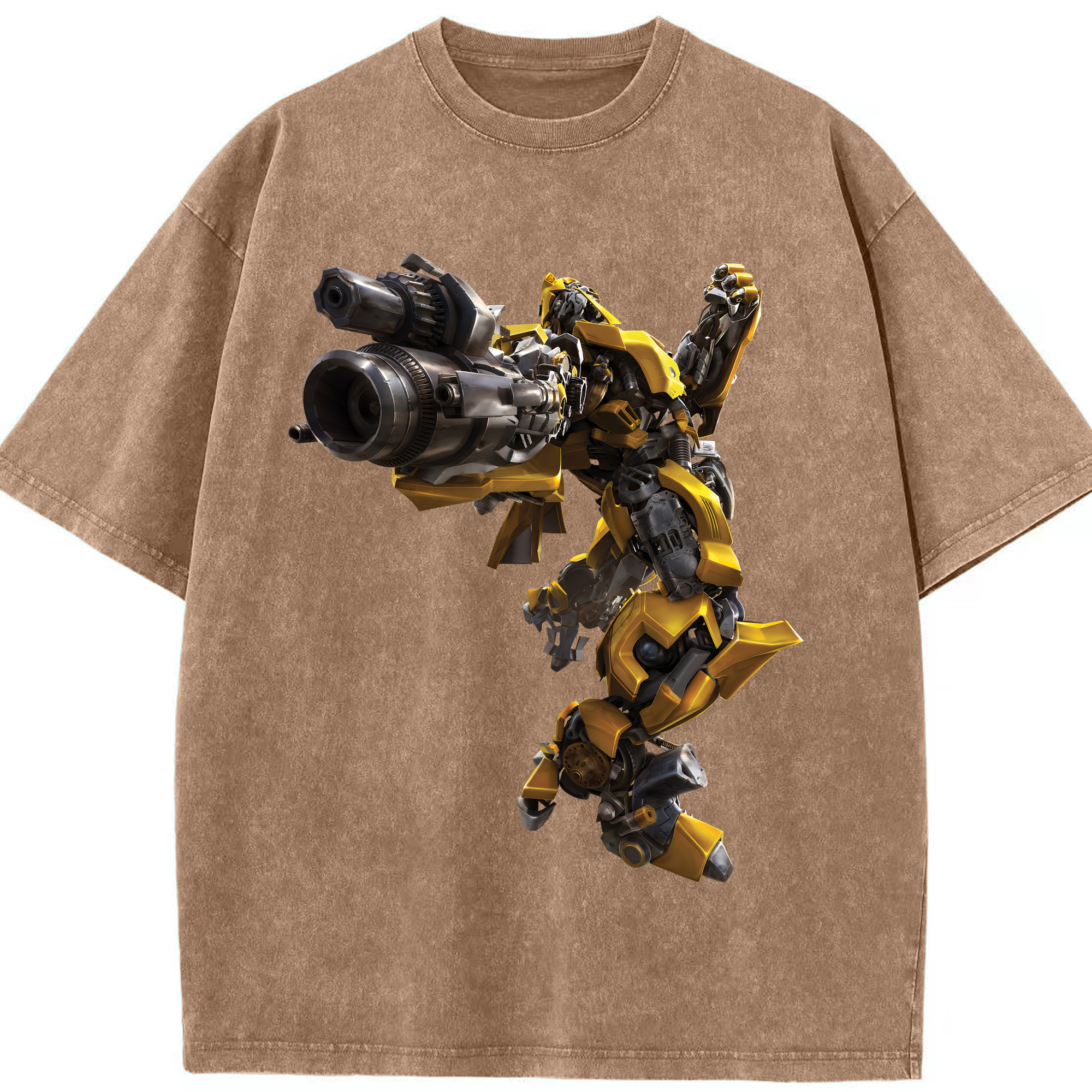 （画像用） Transformers トランスフォーマー 綿100% ヴィンテージ風 半袖Tシャツ（フロントプリント）