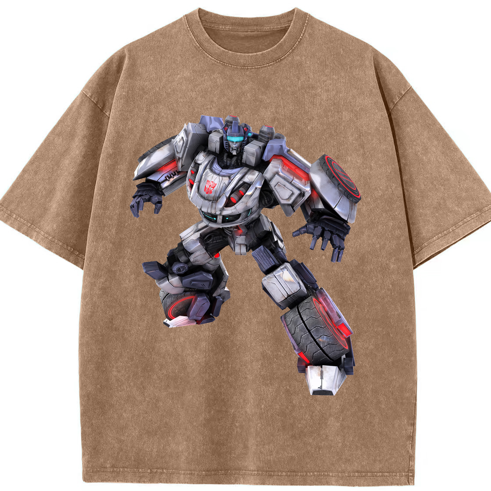 （画像用） Transformers トランスフォーマー 綿100% ヴィンテージ風 半袖Tシャツ（フロントプリント）