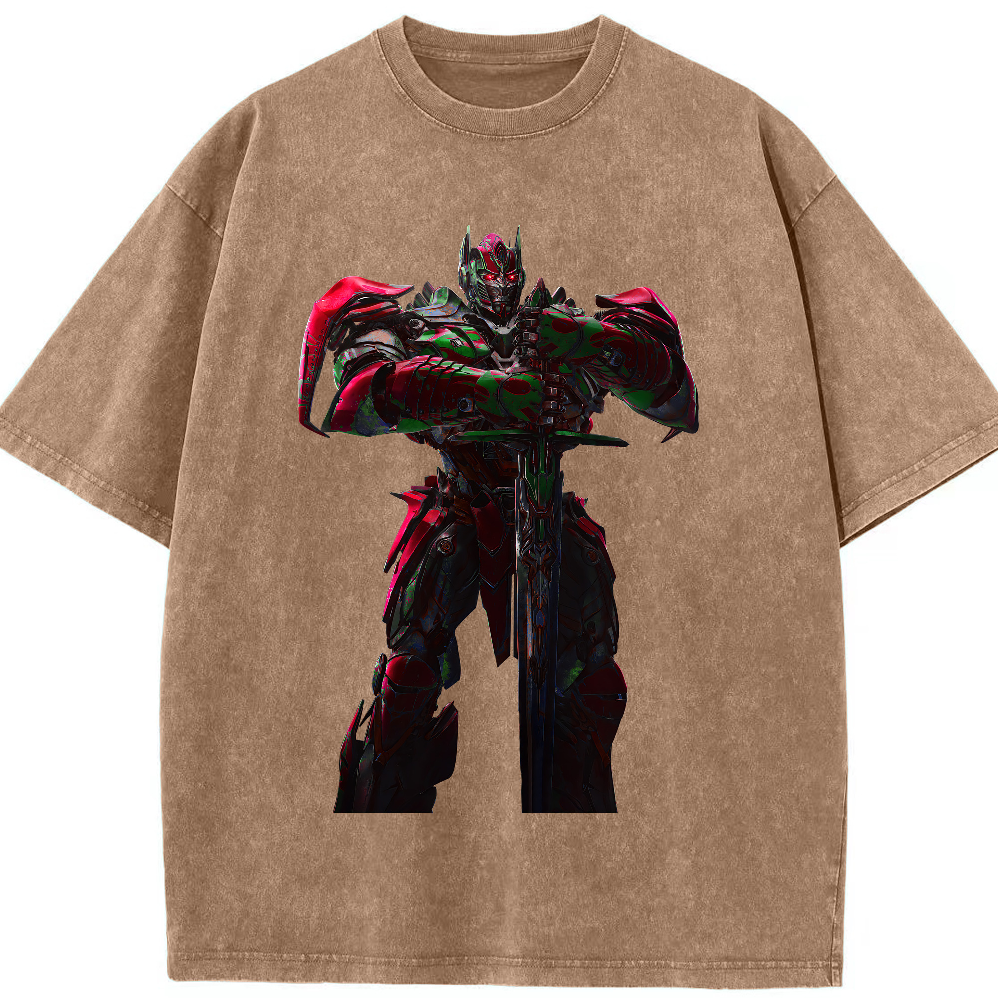 （画像用） Transformers トランスフォーマー 綿100% ヴィンテージ風 半袖Tシャツ（フロントプリント）
