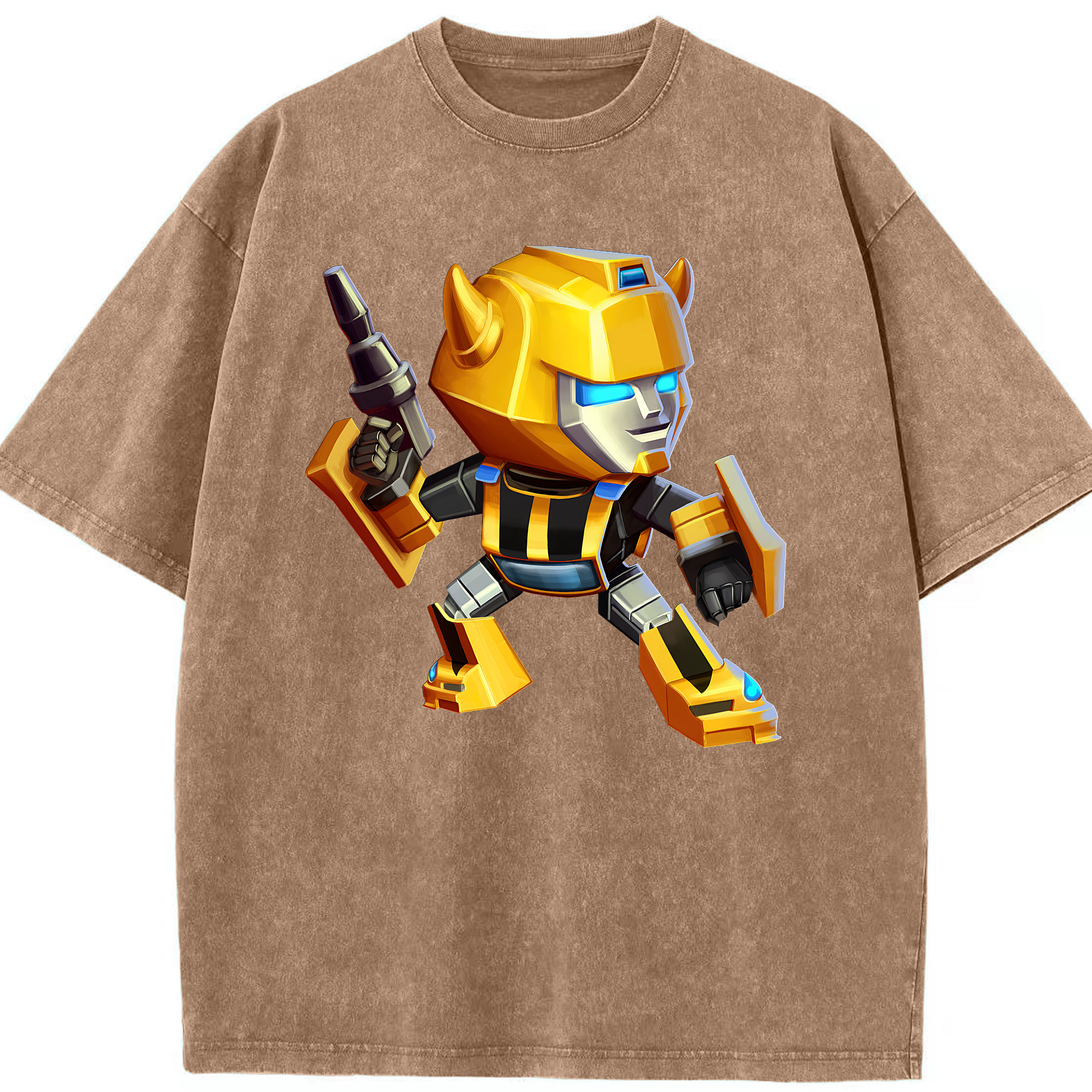 （画像用） Transformers トランスフォーマー 綿100% ヴィンテージ風 半袖Tシャツ（フロントプリント）