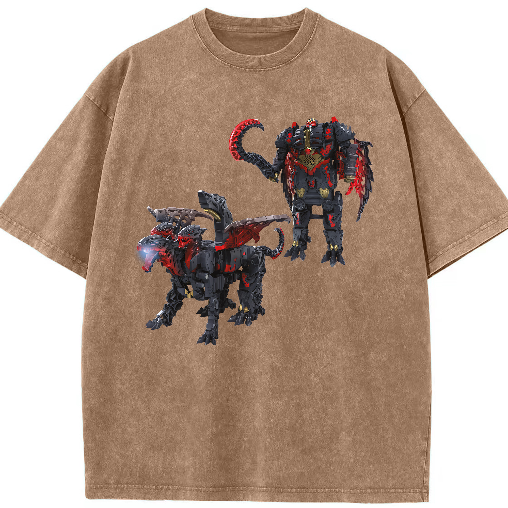 （画像用） Transformers トランスフォーマー 綿100% ヴィンテージ風 半袖Tシャツ（フロントプリント）