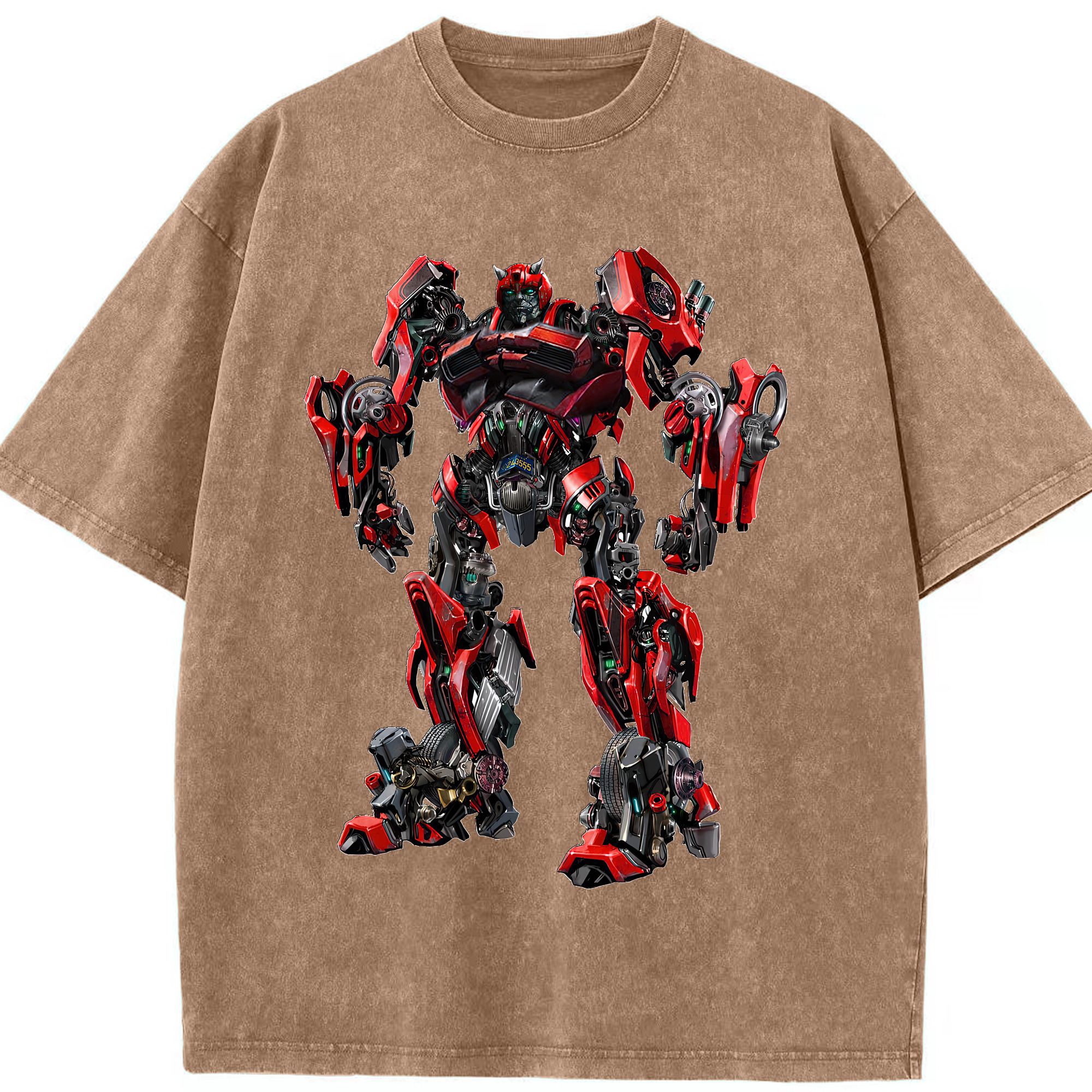（画像用） Transformers トランスフォーマー 綿100% ヴィンテージ風 半袖Tシャツ（フロントプリント）
