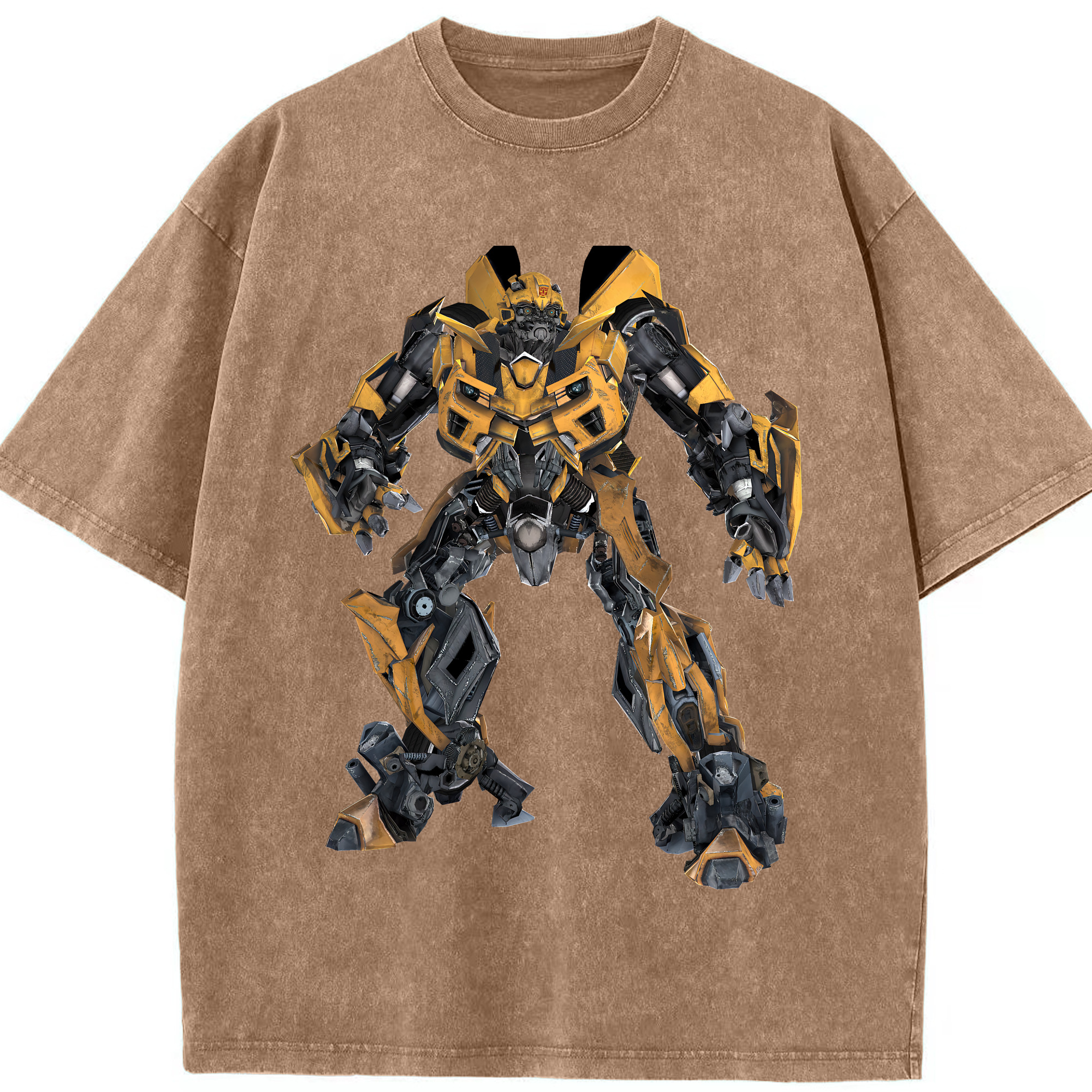 （画像用） Transformers トランスフォーマー 綿100% ヴィンテージ風 半袖Tシャツ（フロントプリント）