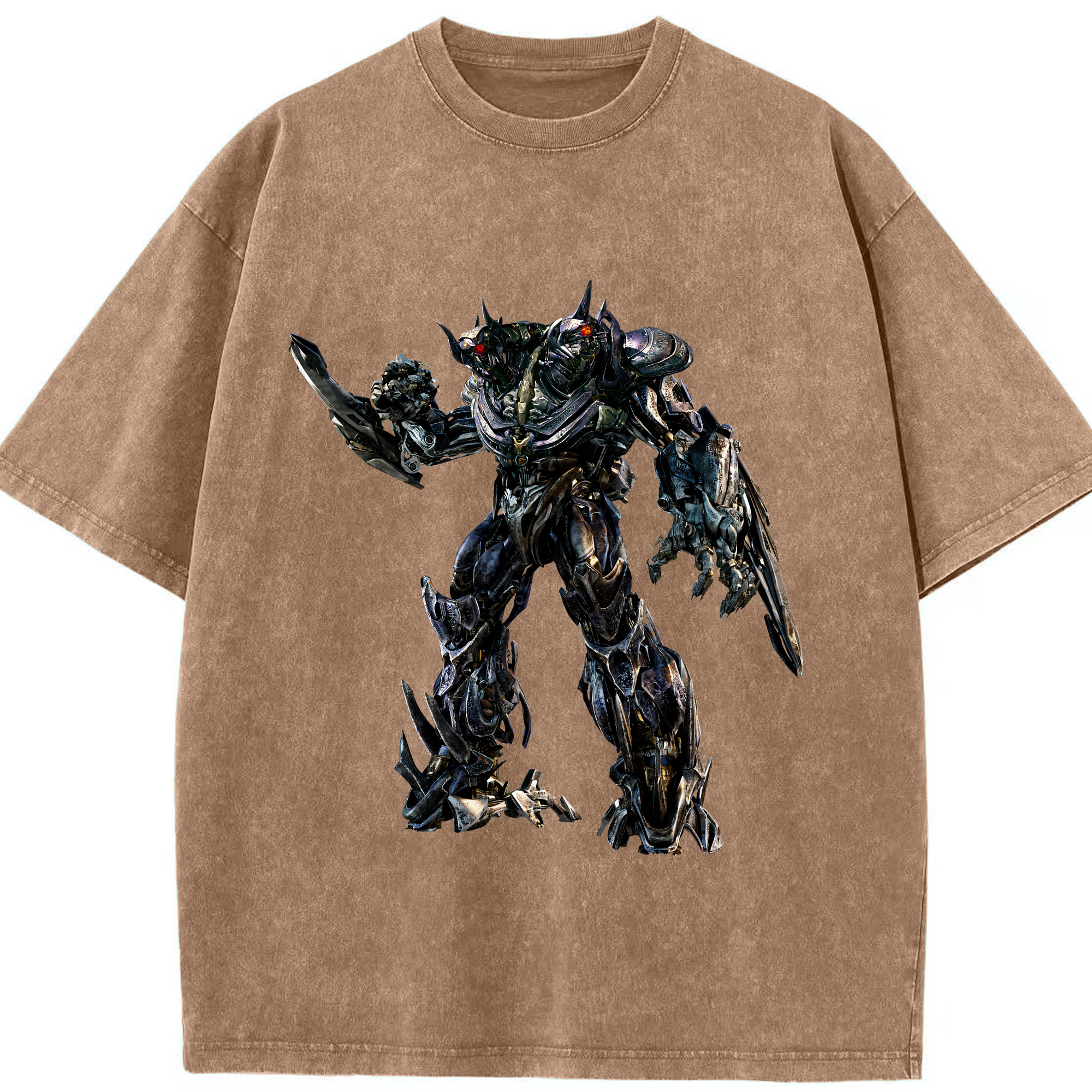 （画像用） Transformers トランスフォーマー 綿100% ヴィンテージ風 半袖Tシャツ（フロントプリント）