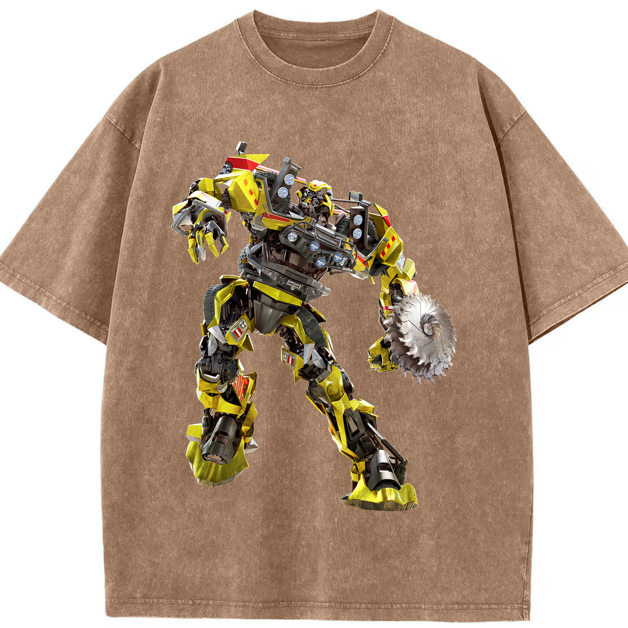（画像用） Transformers トランスフォーマー 綿100% ヴィンテージ風 半袖Tシャツ（フロントプリント）