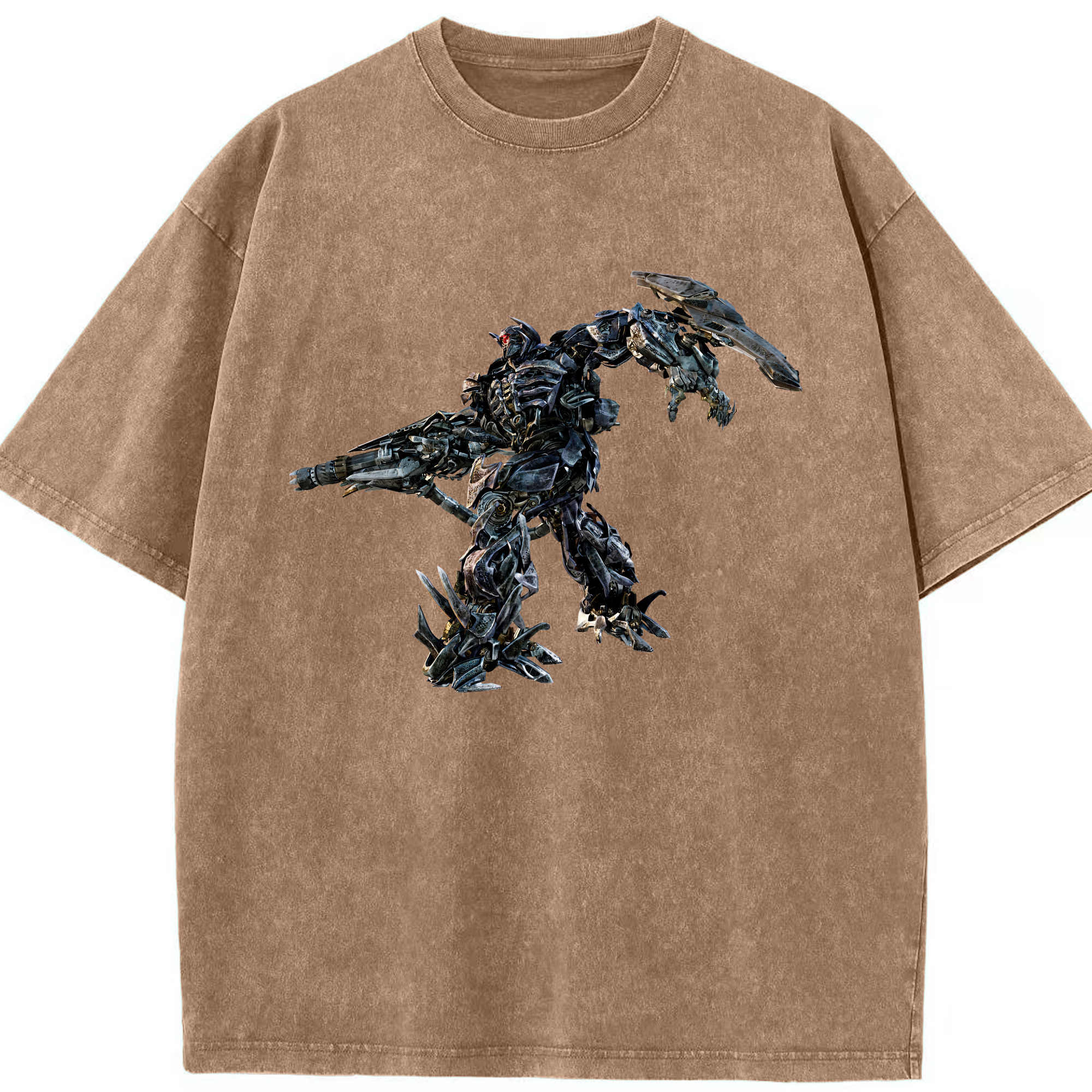 （画像用） Transformers トランスフォーマー 綿100% ヴィンテージ風 半袖Tシャツ（フロントプリント）
