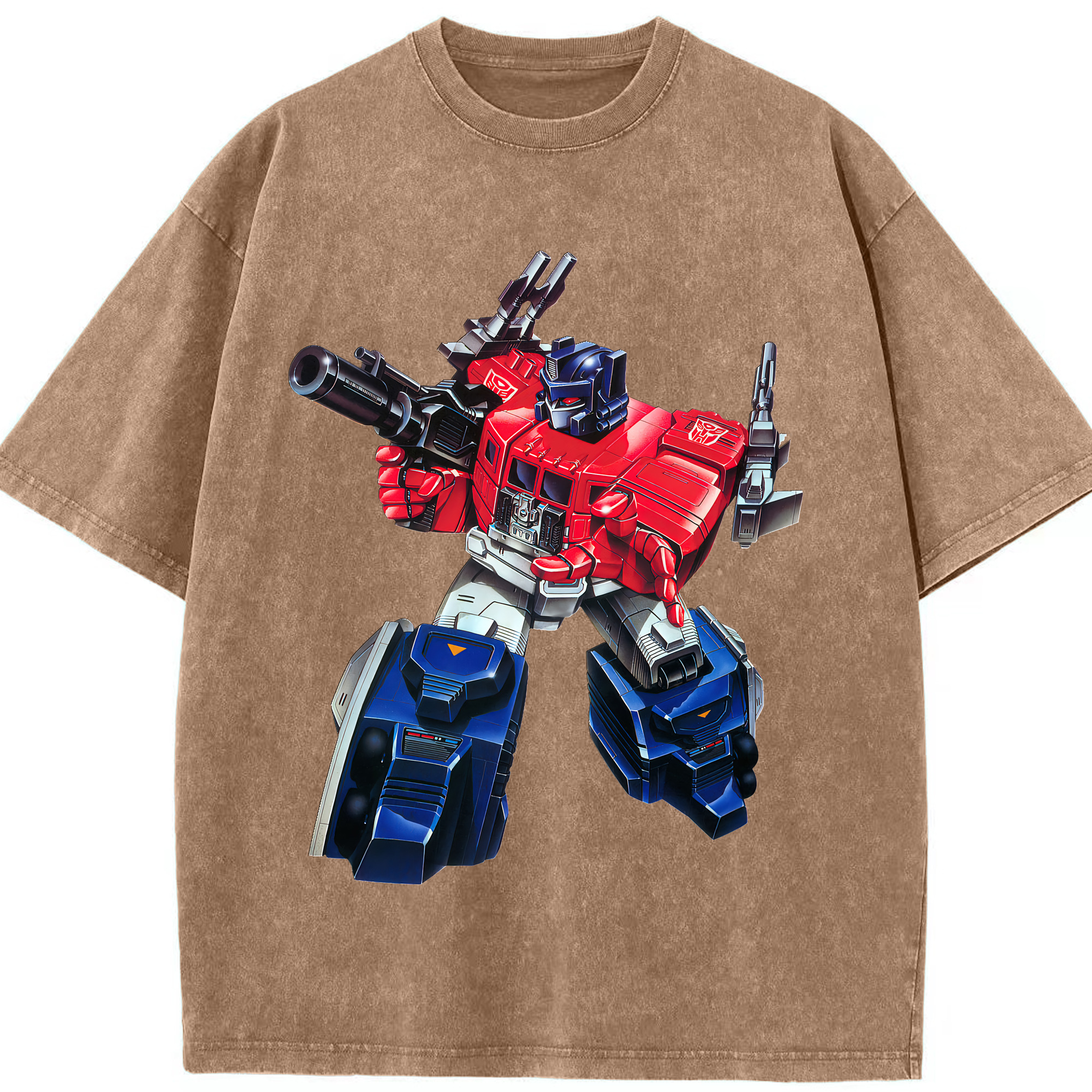 （画像用） Transformers トランスフォーマー 綿100% ヴィンテージ風 半袖Tシャツ（フロントプリント）