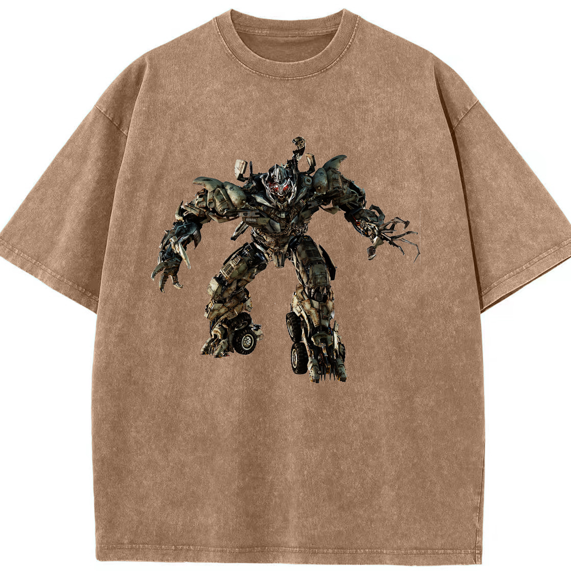 （画像用） Transformers トランスフォーマー 綿100% ヴィンテージ風 半袖Tシャツ（フロントプリント）