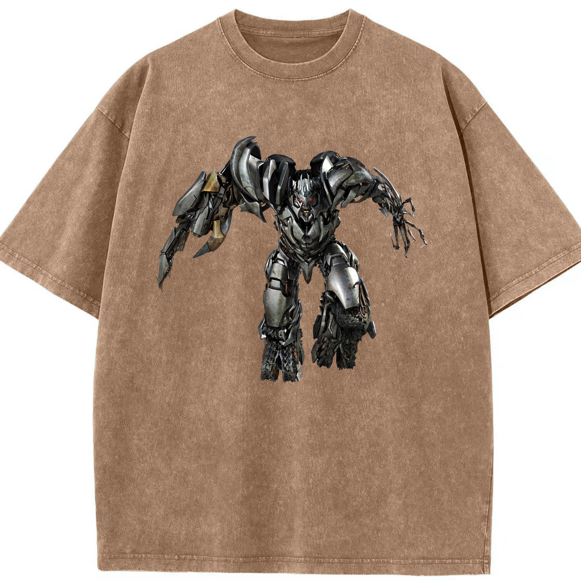 （画像用） Transformers トランスフォーマー 綿100% ヴィンテージ風 半袖Tシャツ（フロントプリント）