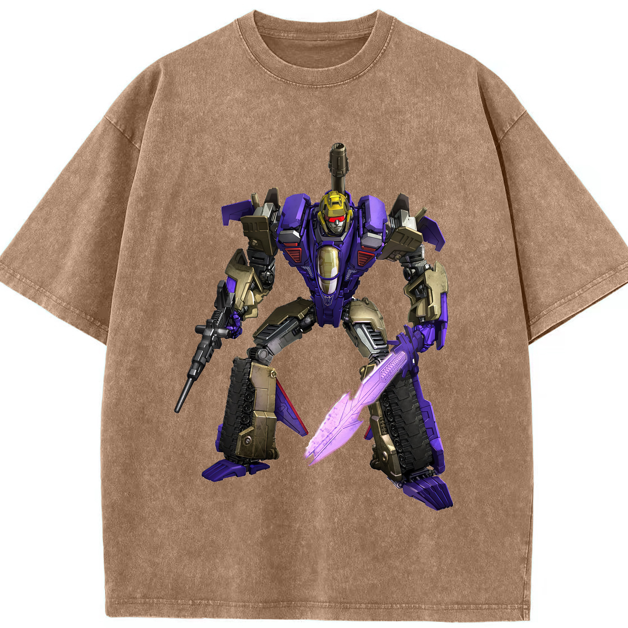 （画像用） Transformers トランスフォーマー 綿100% ヴィンテージ風 半袖Tシャツ（フロントプリント）
