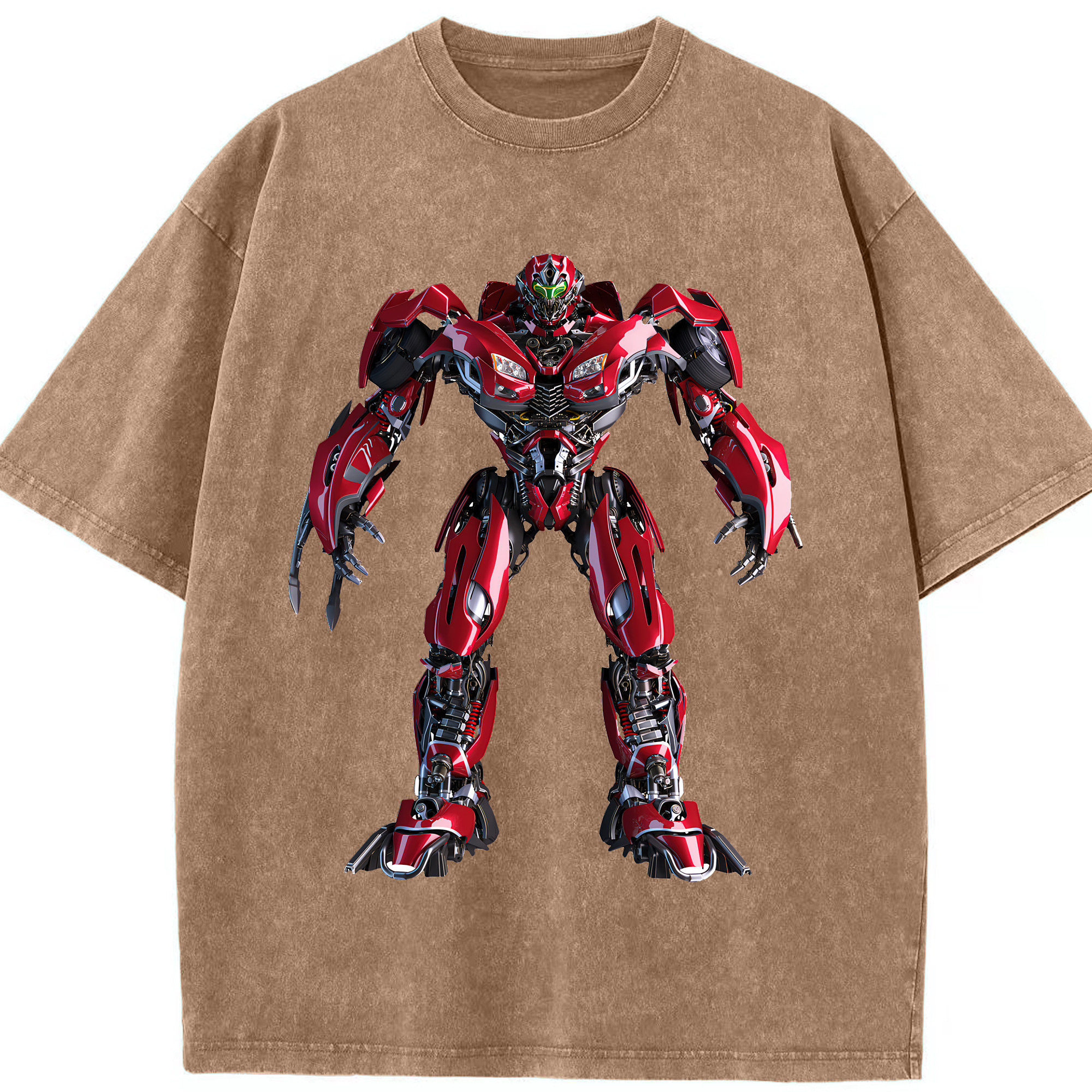 （画像用） Transformers トランスフォーマー 綿100% ヴィンテージ風 半袖Tシャツ（フロントプリント）